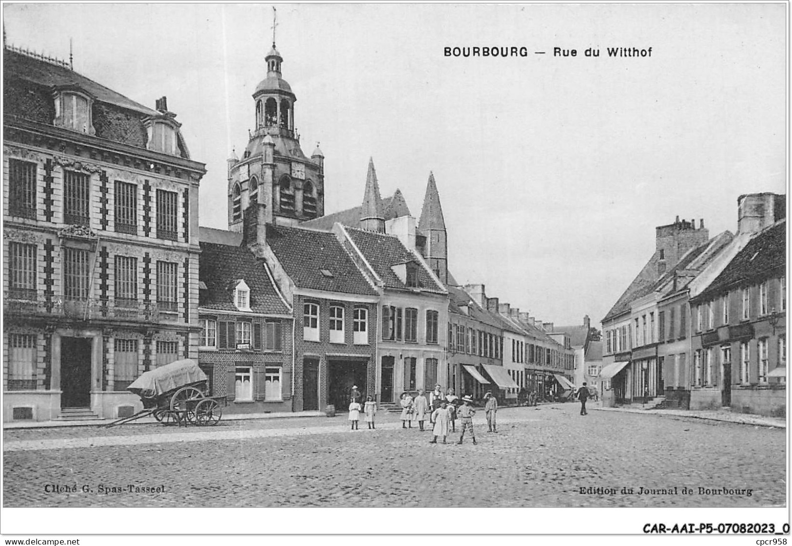 CAR-AAIP5-59-0376 - BOURBOURG - Rue Witthof - Other & Unclassified