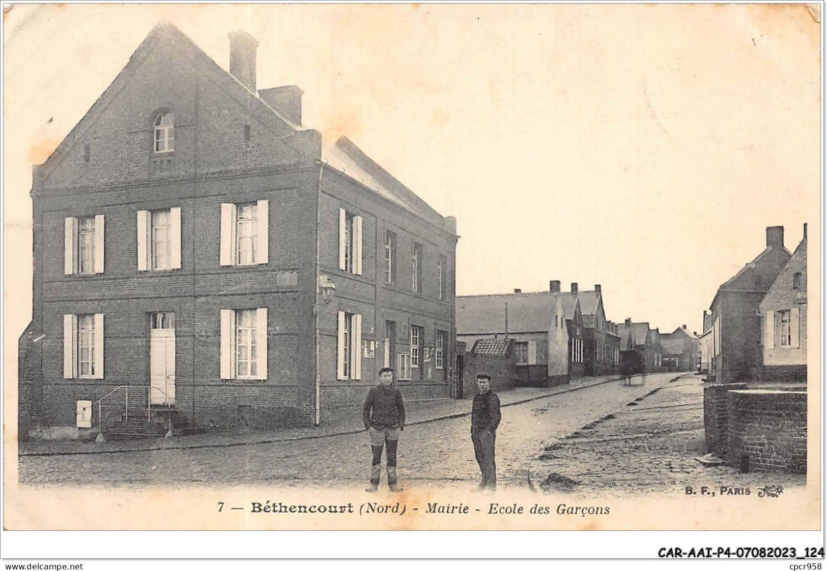 CAR-AAIP4-59-0349 - BETHENCOURT - Mairie - Ecole Des Garcons - Other & Unclassified