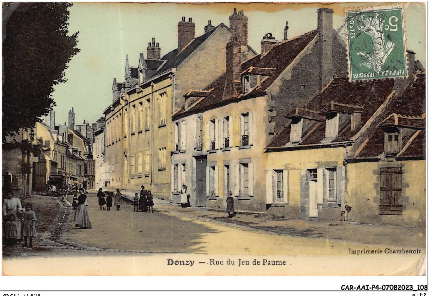 CAR-AAIP4-58-0341 - DONZY - Rue De Jean De Paume  - Autres & Non Classés