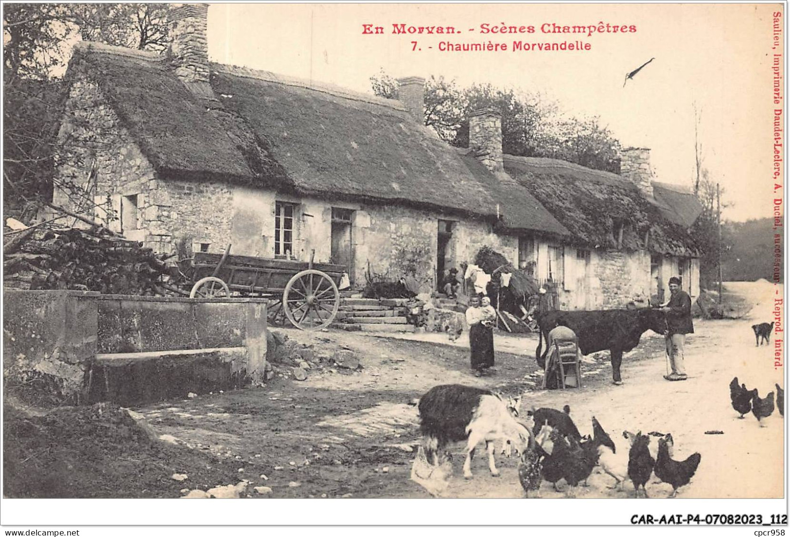 CAR-AAIP4-58-0343 - MORVAN - Chaumiére Morvandelle  - Other & Unclassified