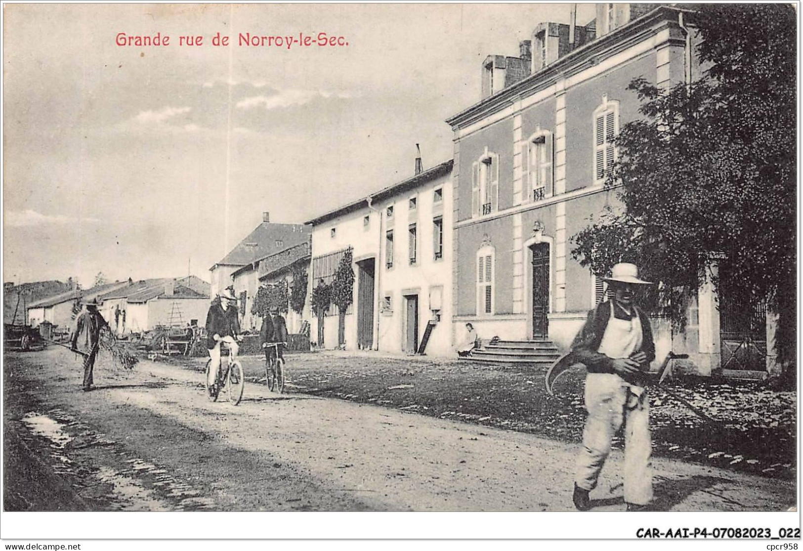 CAR-AAIP4-54-0298 - NORROY LE SEC - Grande Rue  - Autres & Non Classés