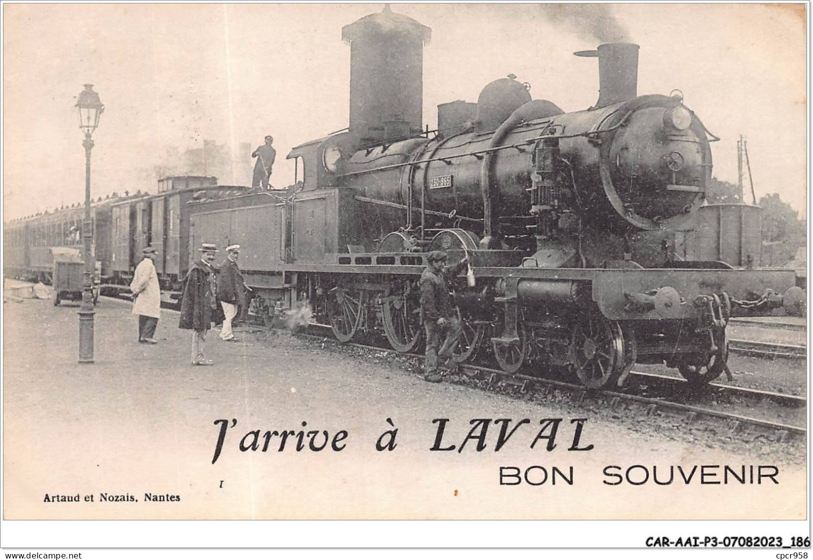 CAR-AAIP3-53-0285 - J'arrive A LAVAL - Bon Souvenir - Train - Laval