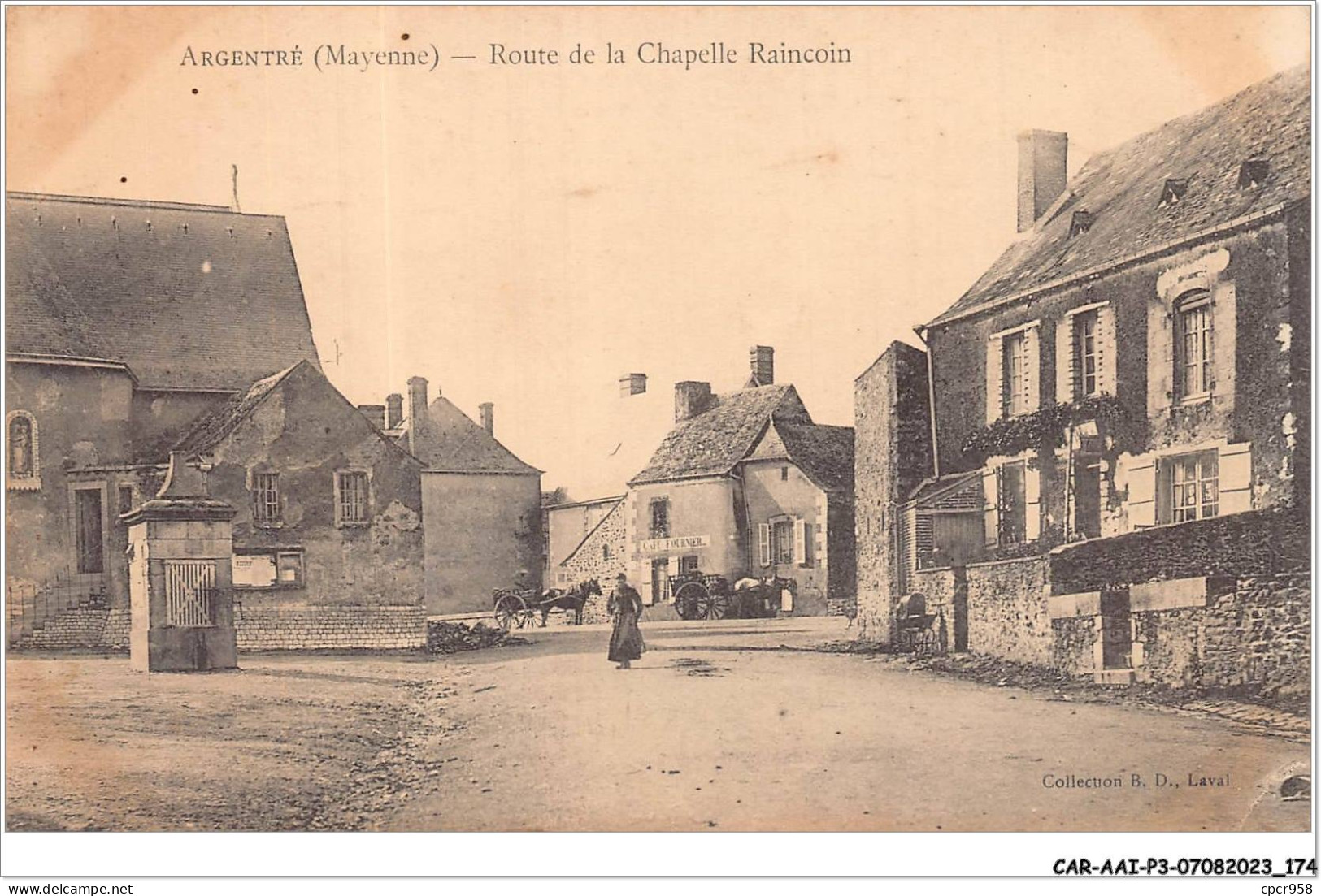 CAR-AAIP3-53-0279 - ARGENTRE - Route De La Chapelle Raincoin - Argentre