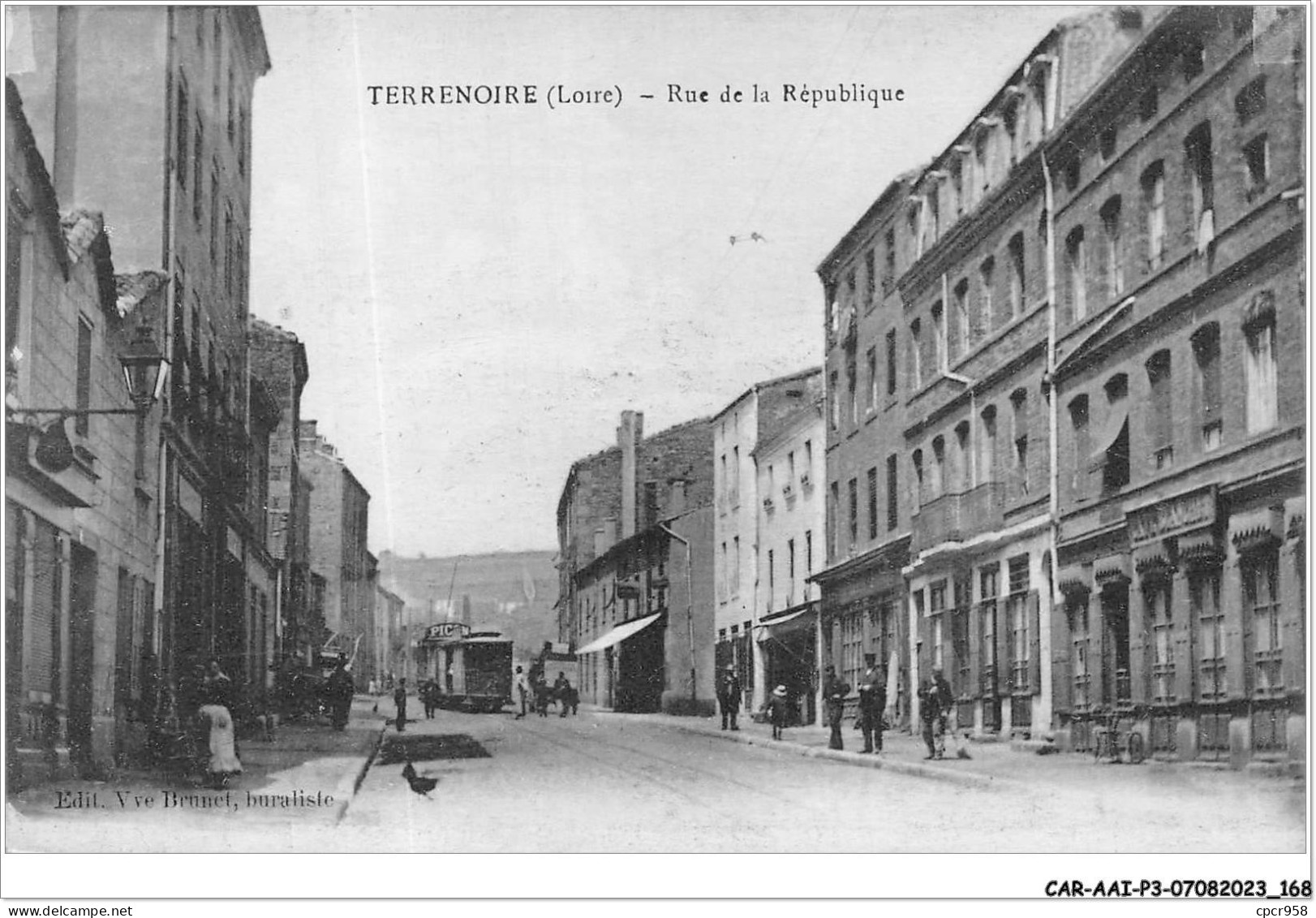 CAR-AAIP3-42-0276 - TERRENOIRE - Rue De La Republique  - Sonstige & Ohne Zuordnung