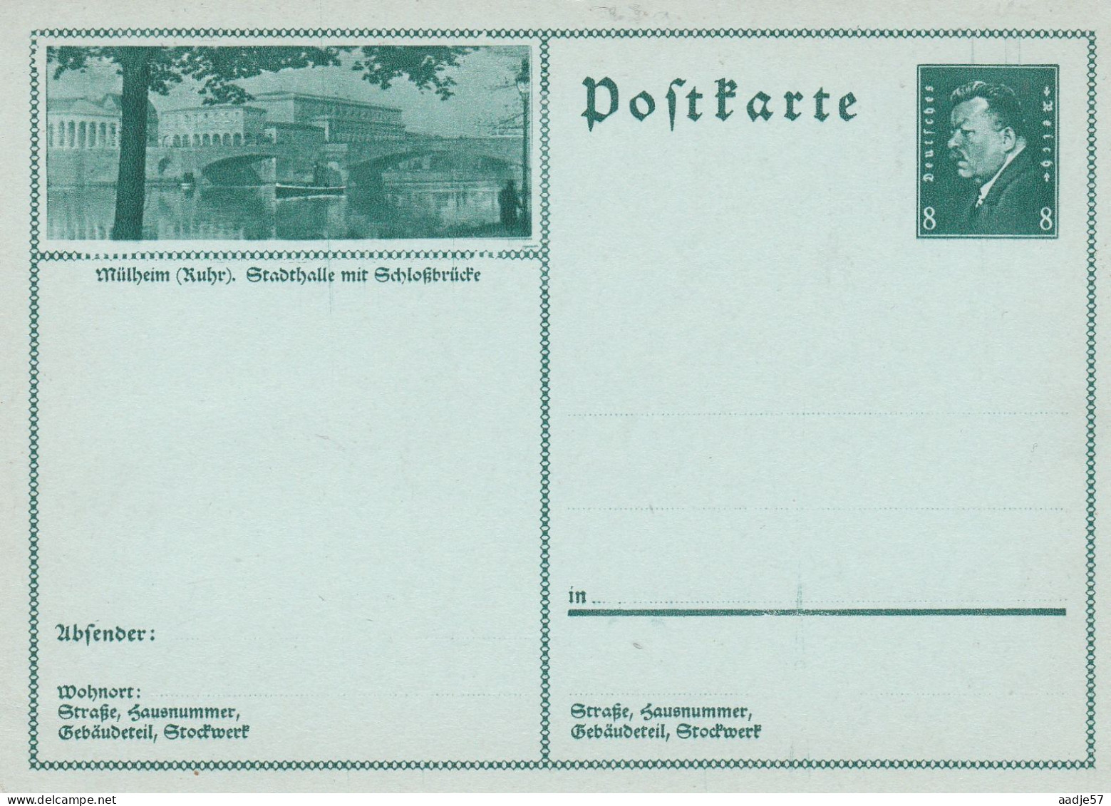 Mühlheim Stadhalle - Bildpostkarte 1930 -  Mint - Cartes Postales