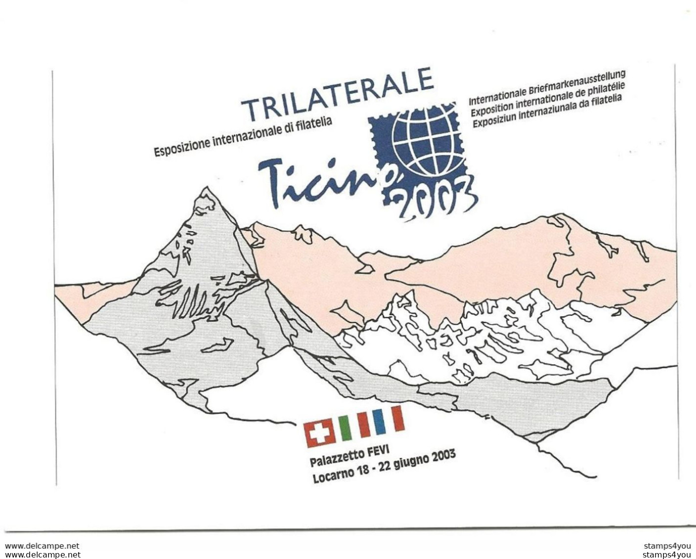 124 - 36 - Entier Postal Avec Oblit Spéciale "Locarno Ticino 2003" - Storia Postale