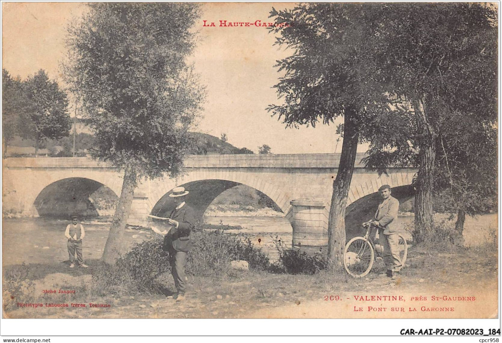 CAR-AAIP2-31-0190 - VALENTINE, Pres SAINT GAUDENS - Le Pont Sur La Garonne  - Saint Gaudens