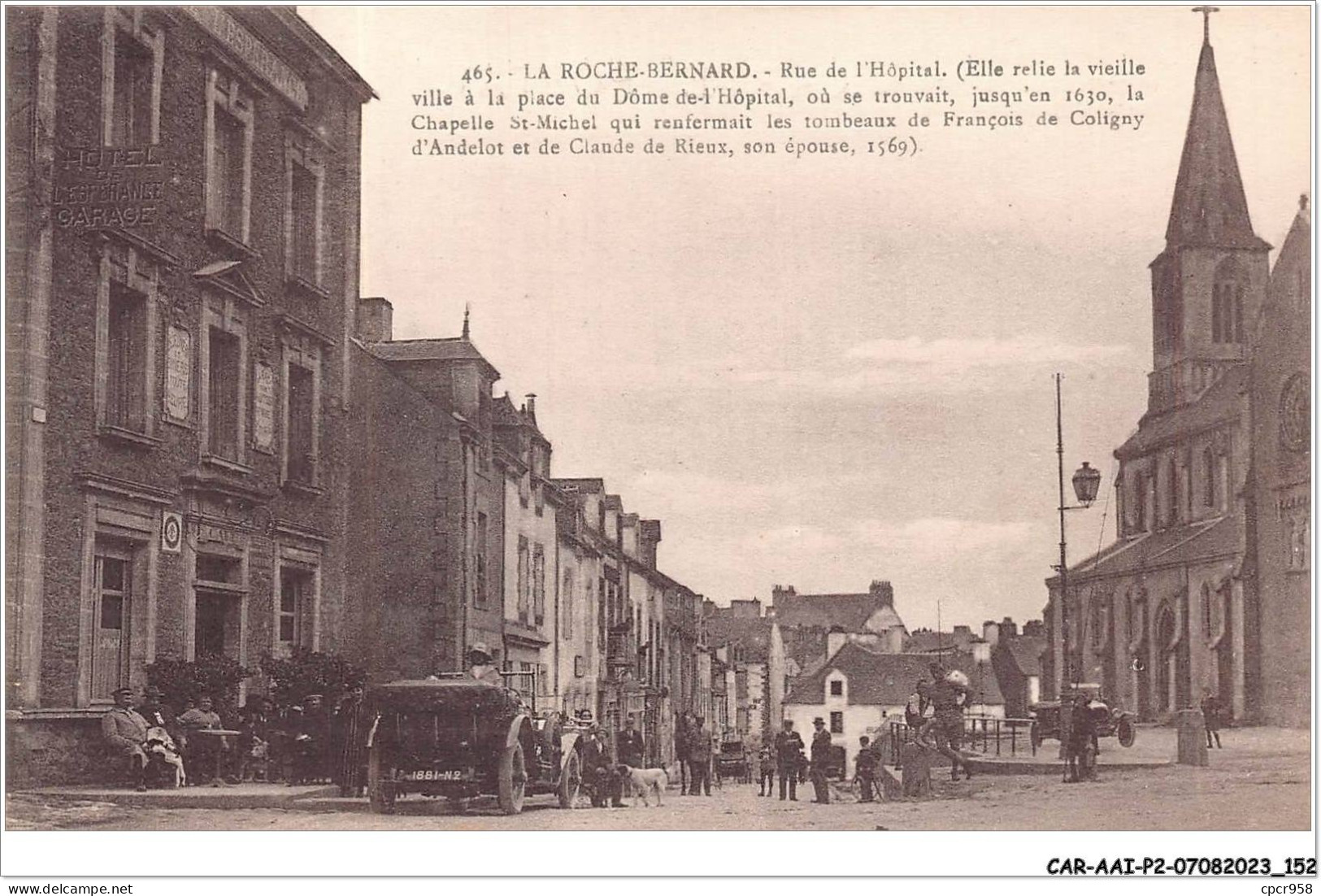 CAR-AAIP2-29-0174 - LA ROCHE BERNARD - Rue De L'hopital  - Autres & Non Classés