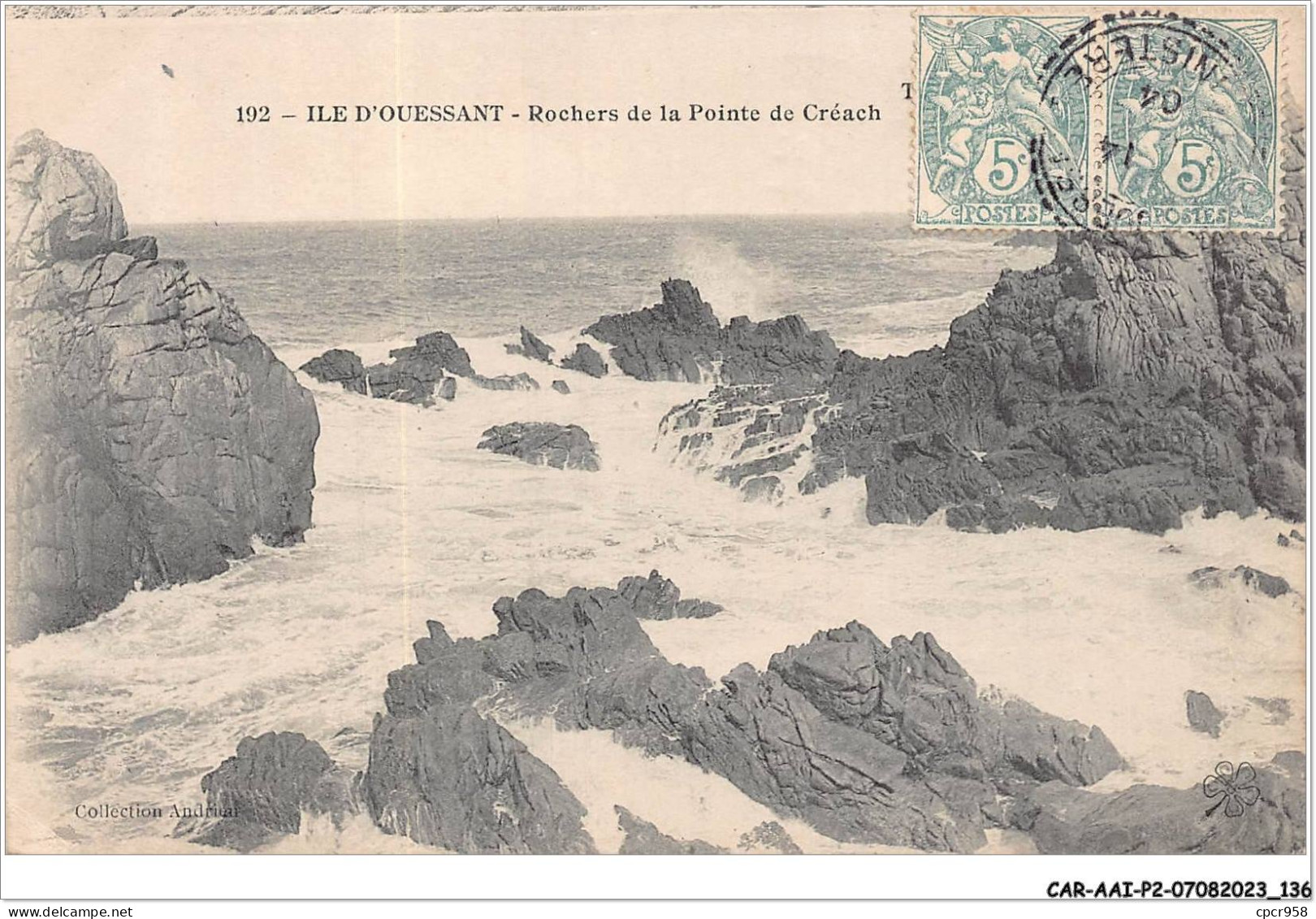CAR-AAIP2-29-0166 - L'ILE D'OUESSANT - Rochers De La Pointe De Creach  - Ouessant