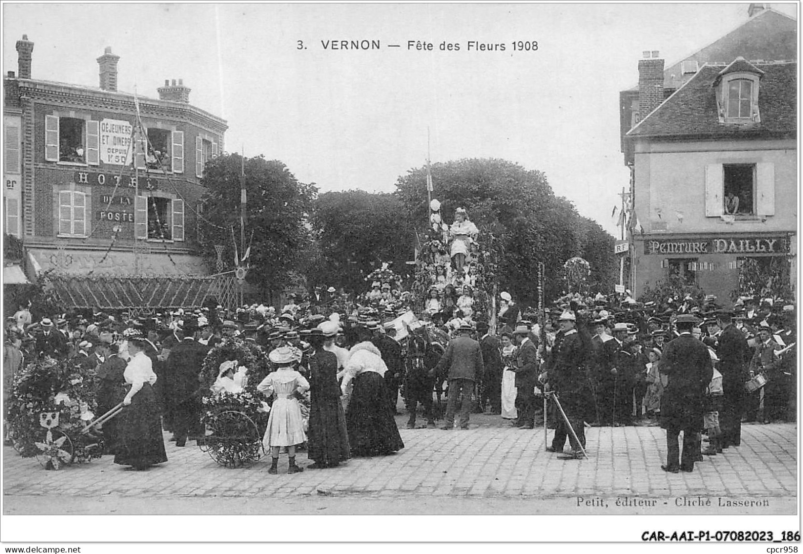 CAR-AAIP1-27-0094 - VERNON - Fete Des Fleurs 1908 - Vernon