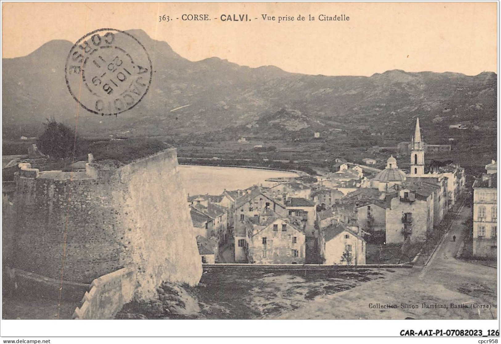 CAR-AAIP1-20-0064 - CALVI - Vue Prise De La Citadelle - Calvi