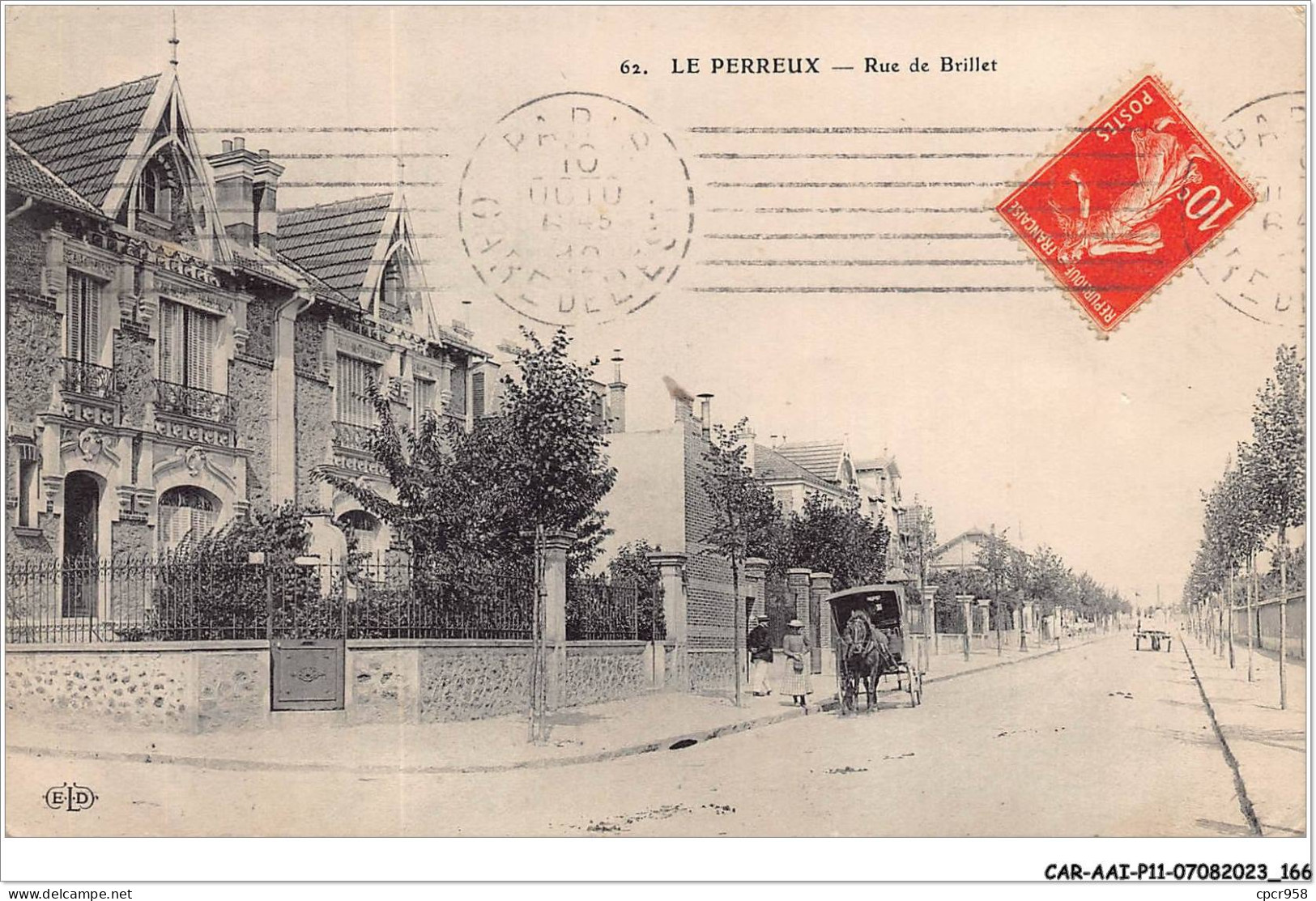 CAR-AAIP11-94-1063 - LE PERREUX - Rue De Brillet - ELD - Le Perreux Sur Marne