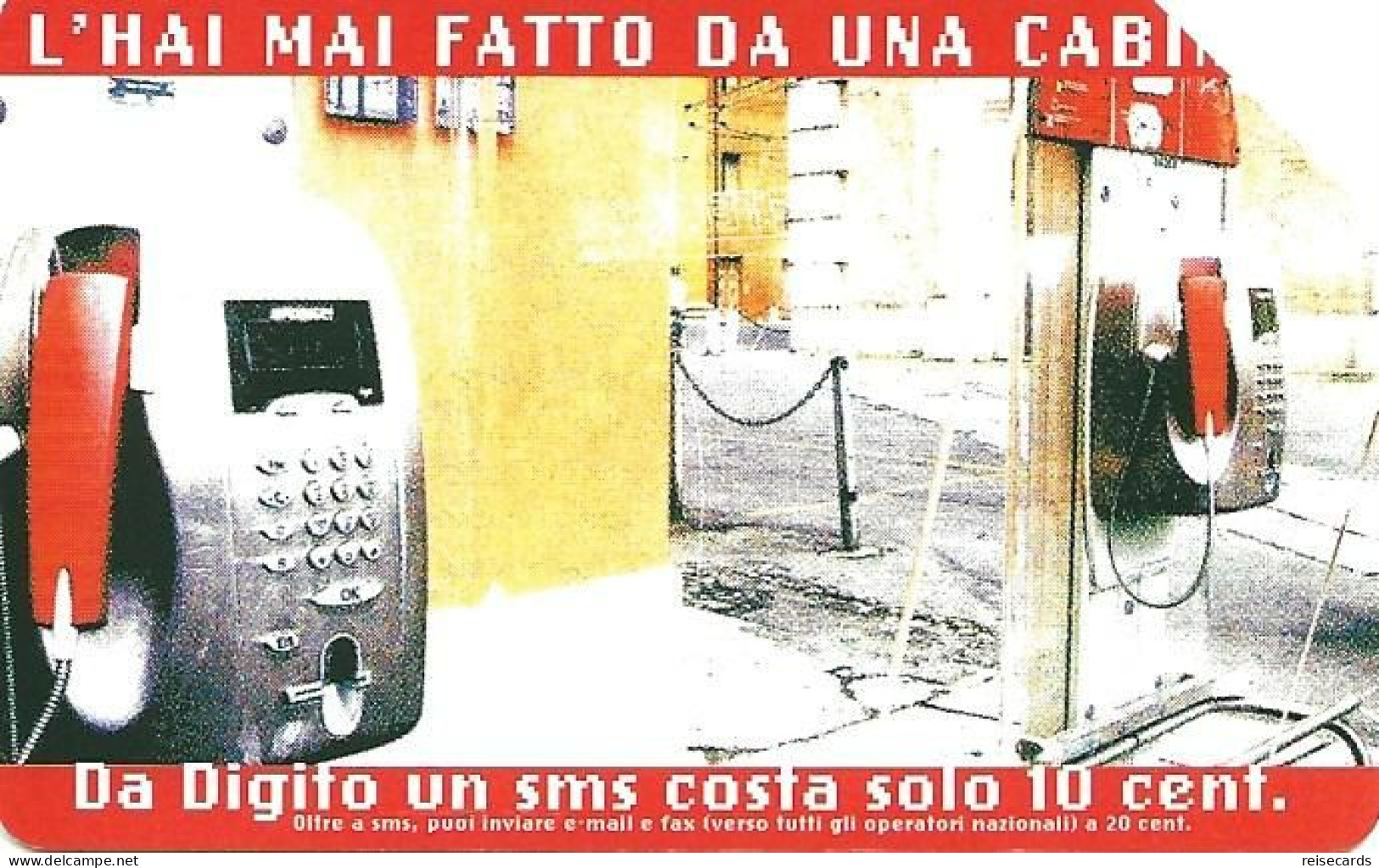 Italy: Telecom Italia Value € - Da Digito Un SMS - Public Advertising