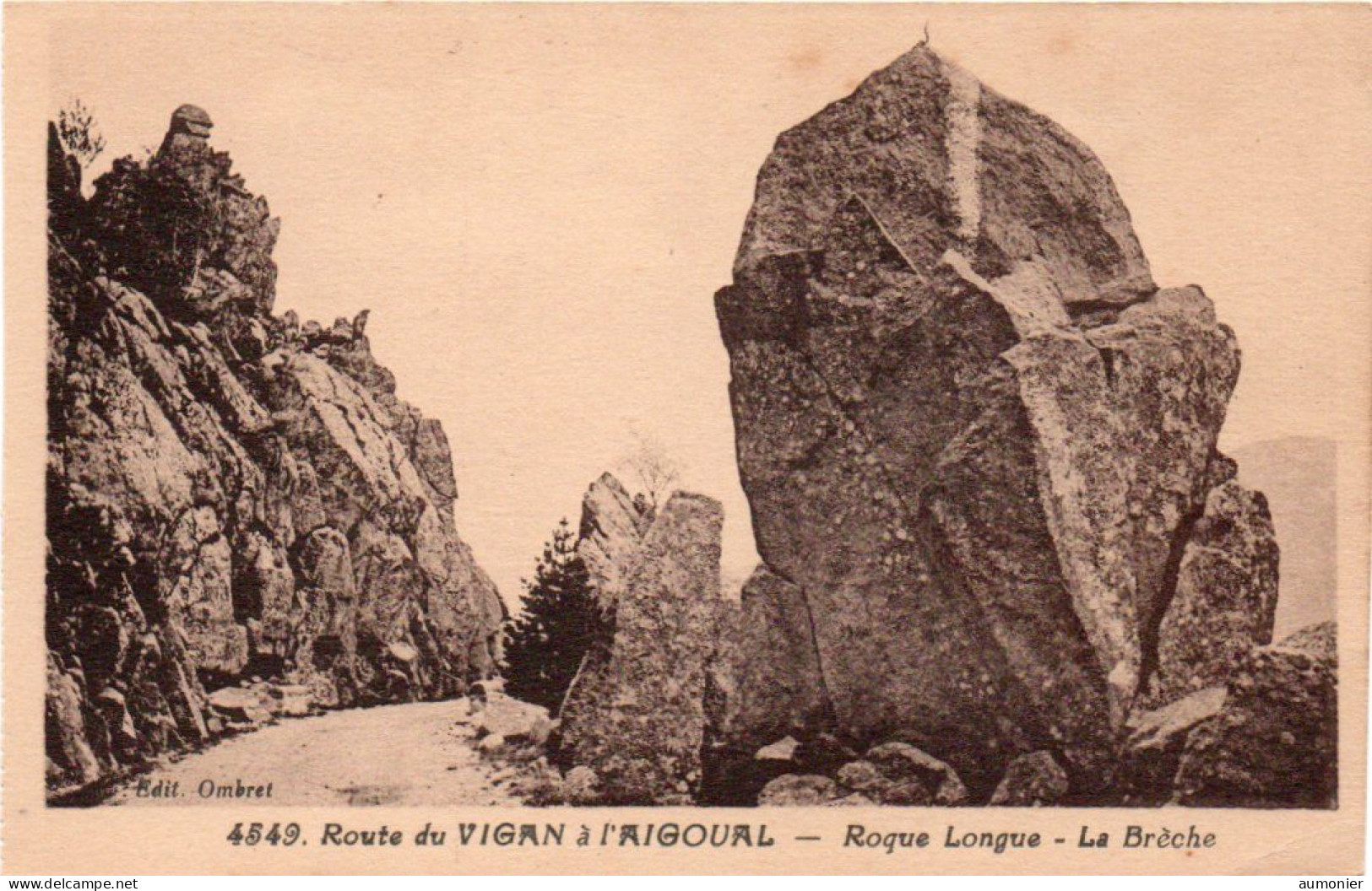 Route De VIGAN A L'Aigoual ( 30 ) - Roque Longue - La Brèche - Autres & Non Classés