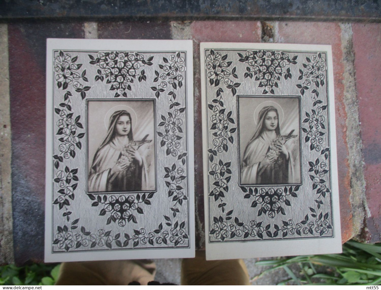 LOT 3 CARTES CARTE SOUSCRIPTION BASILIQUE STE THERESE LISIEUX - Sonstige & Ohne Zuordnung