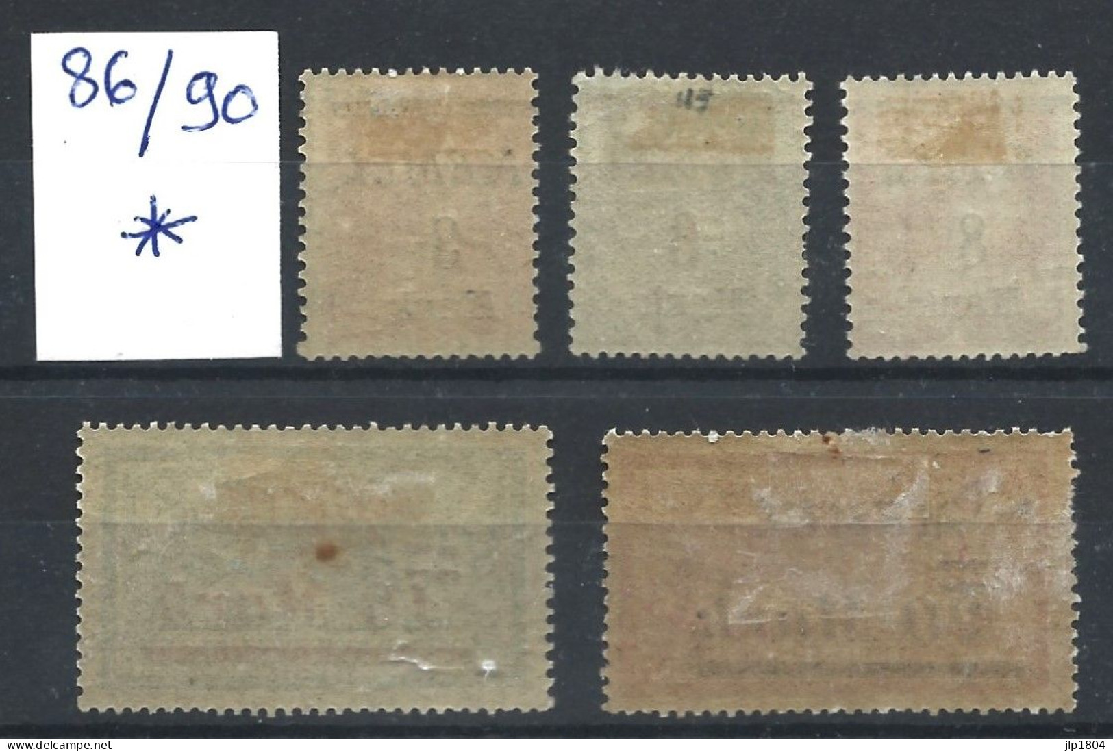 MEMEL YT N° 86 / 90  Avec Charnière - Unused Stamps