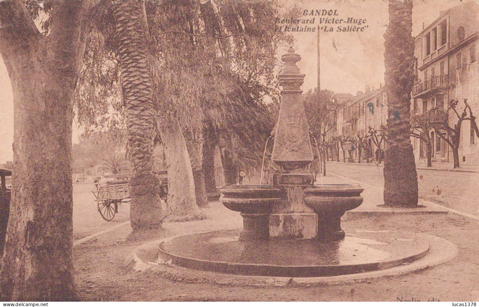 83 / BANDOL / BOULEVARD VICTOR HUGO / FONTAINE LA SALIERE - Bandol