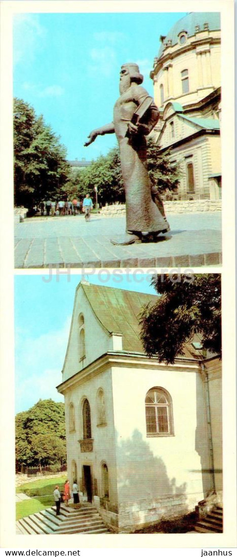 Lviv - Monument To Printer Ivan Fyodorov - Museum Of Ivan Fyodorov - 1984 - Ukraine USSR - Unused - Ukraine