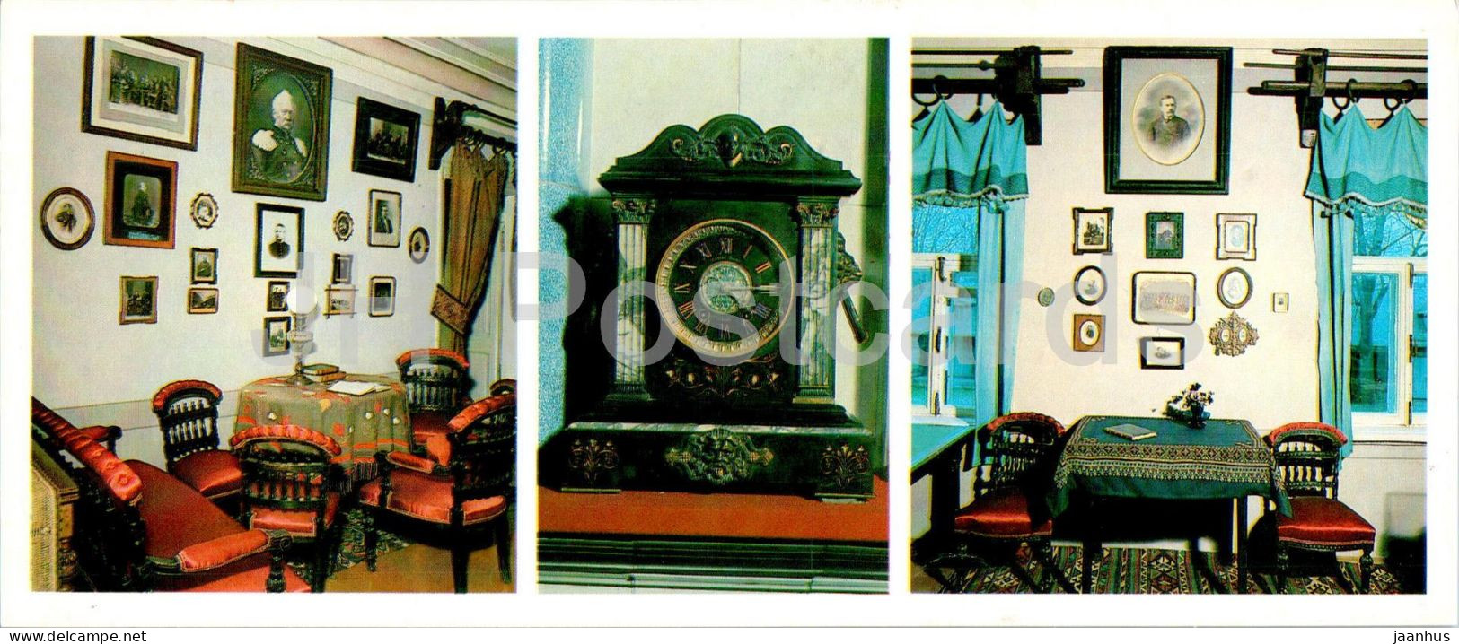 Russian Composer Tchaikovsky Museum In Klin - Office-living Room - Mantel Clock - 1982 - Russia USSR - Unused - Rusland