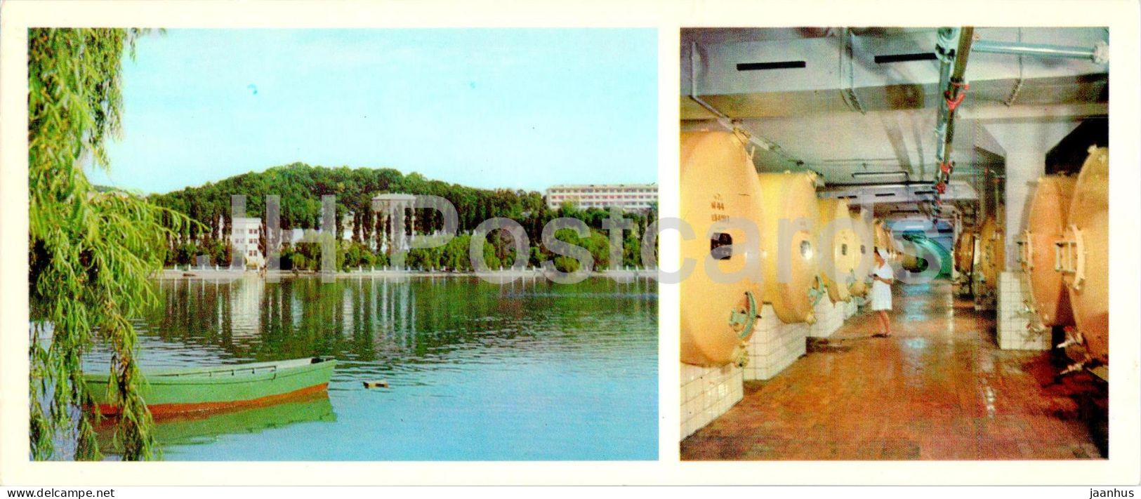 Novorossiysk - Lake Abrau-Durso - Champagne Wine Factory - Boat - 1977 - Russia USSR - Unused - Rusland