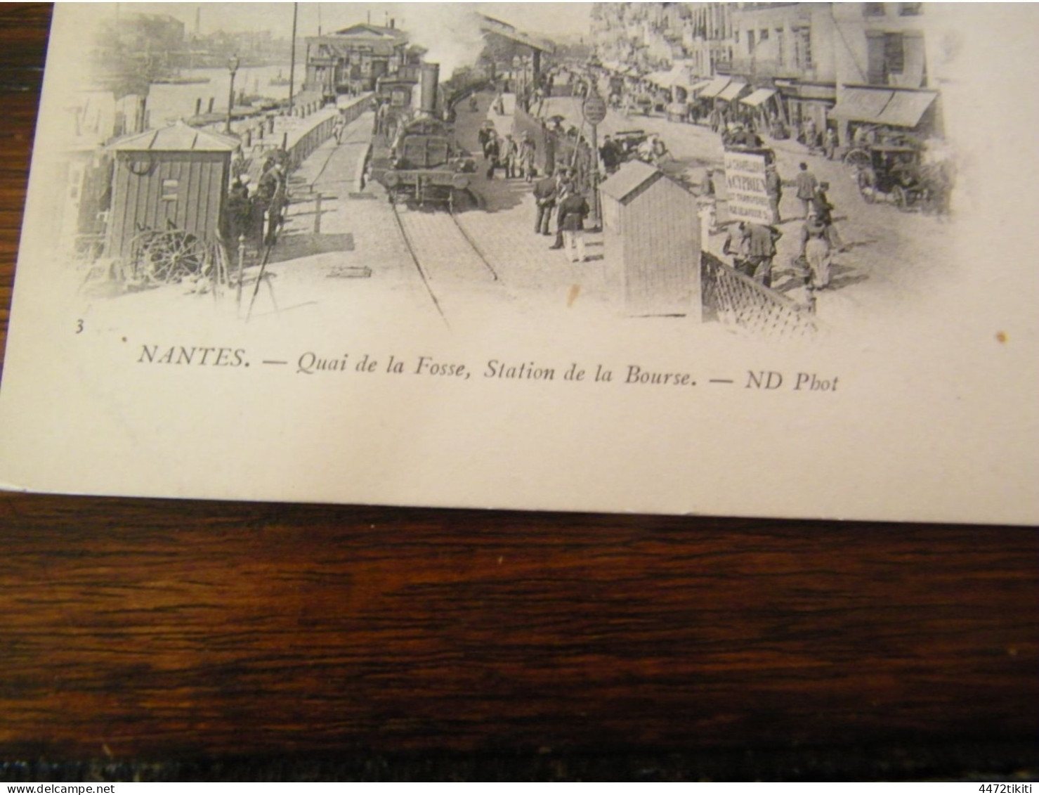 CPA - Nantes (44) - Quai De La Fosse - Station De La Bourse - Train Locomotive - 1903 - SUP (HV 37) - Nantes