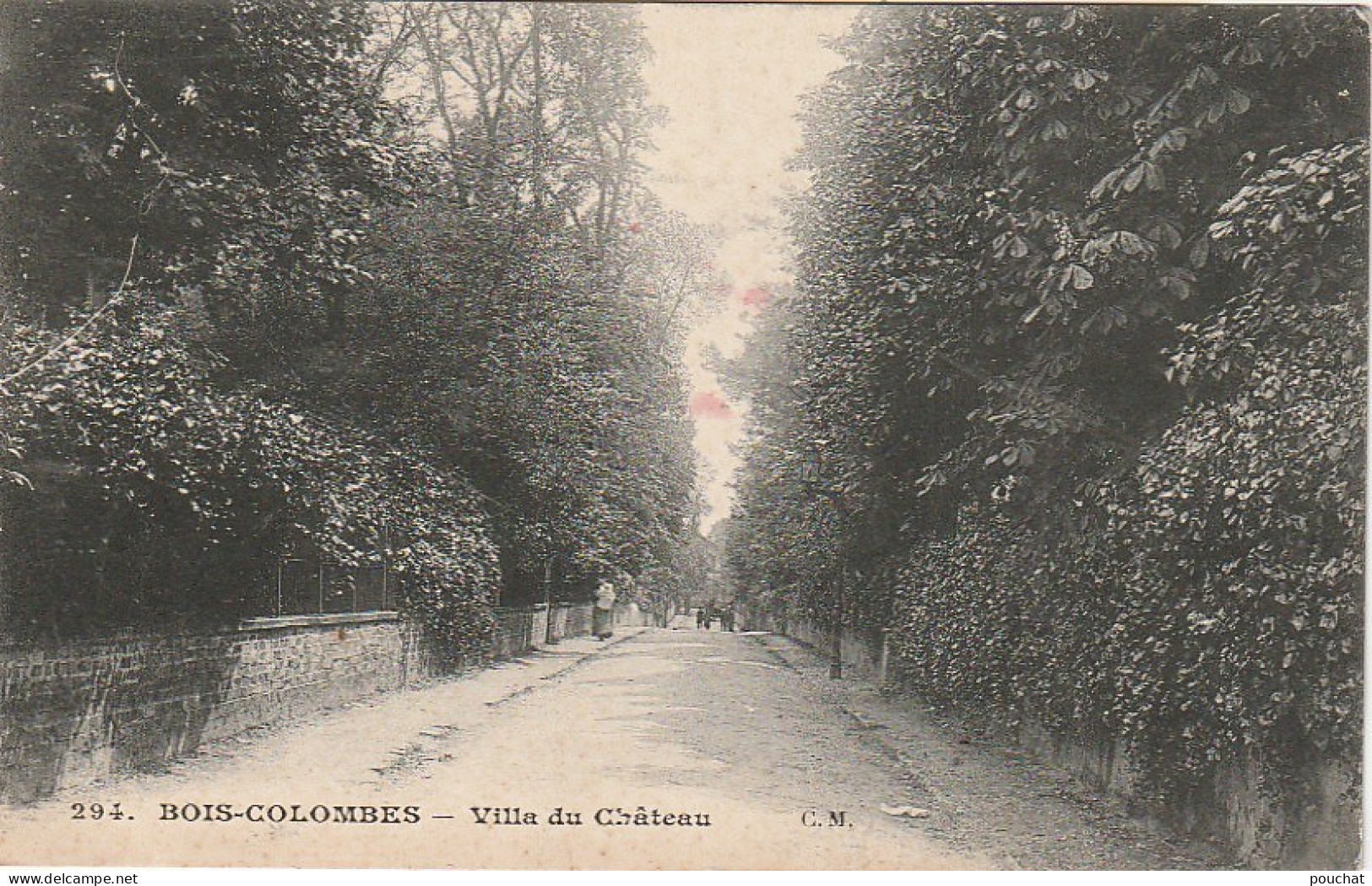 MO 1-(92) BOIS COLOMBES - VILLA DU CHATEAU  - 2 SCANS - Other & Unclassified