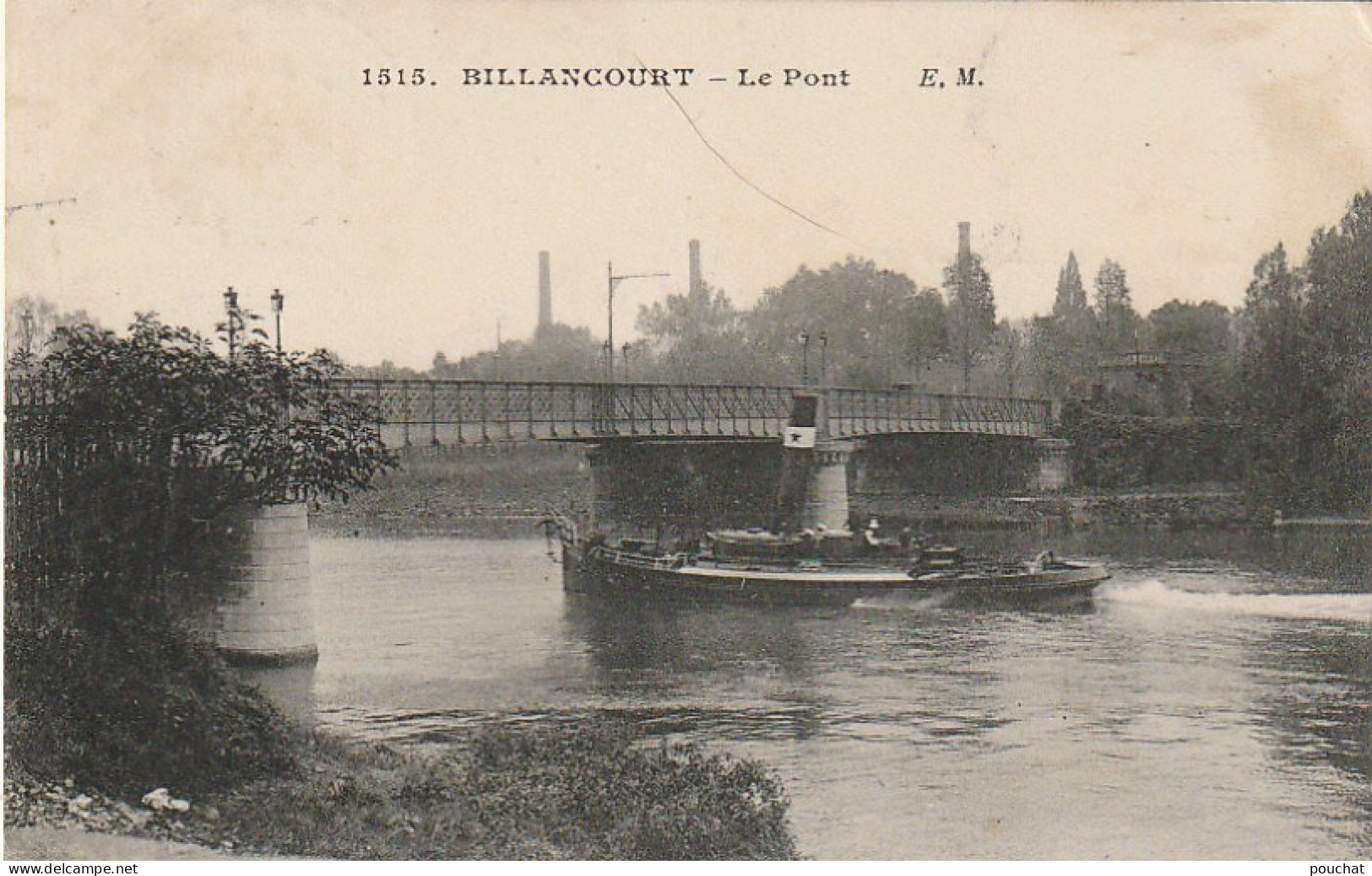 MO 1-(92) BILLANCOURT - LE PONT -  2 SCANS - Boulogne Billancourt