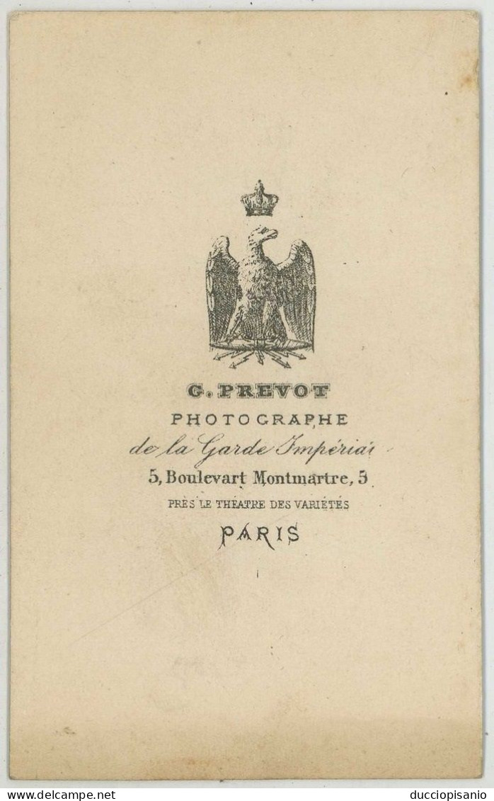 CDV Militaire 1860-70 G. Prévôt à Paris . Grenadier De La Garde Impériale . - Old (before 1900)