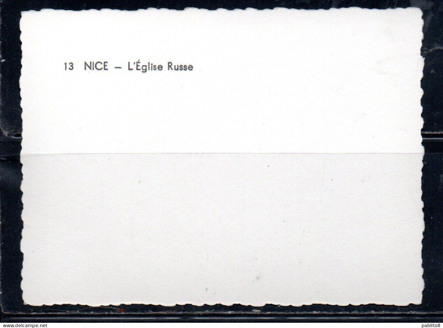 FRANCE FRANCIA NICE L'EGLISE RUSSE CARTE CARD CARTOLINA UNUSED NUOVA - Other & Unclassified