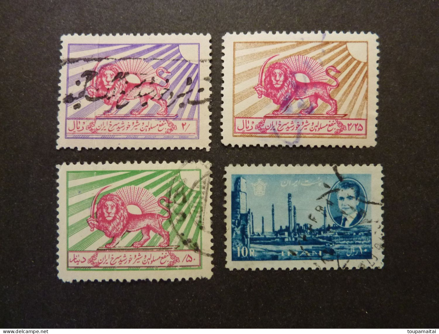 IRAN, Année 1949-50, TImbres De Bienfaisance, YT N° 9-10-11 Oblitérés Et N° 1163 Oblitéré Année 1963 - Iran