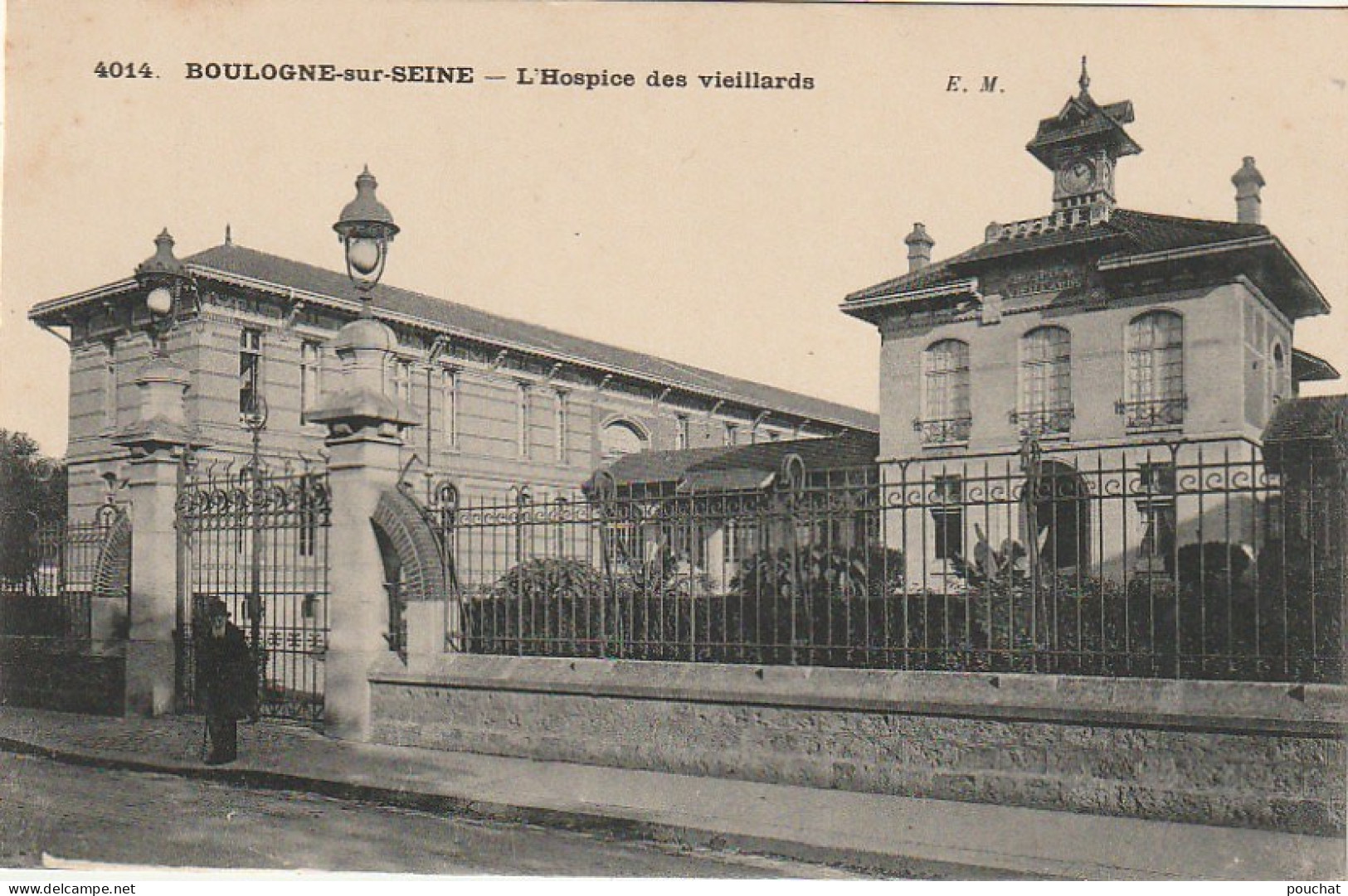 MO 4-(92) BOULOGNE SUR SEINE - L' HOSPICE DES VIEILLARDS  - 2 SCANS  - Boulogne Billancourt