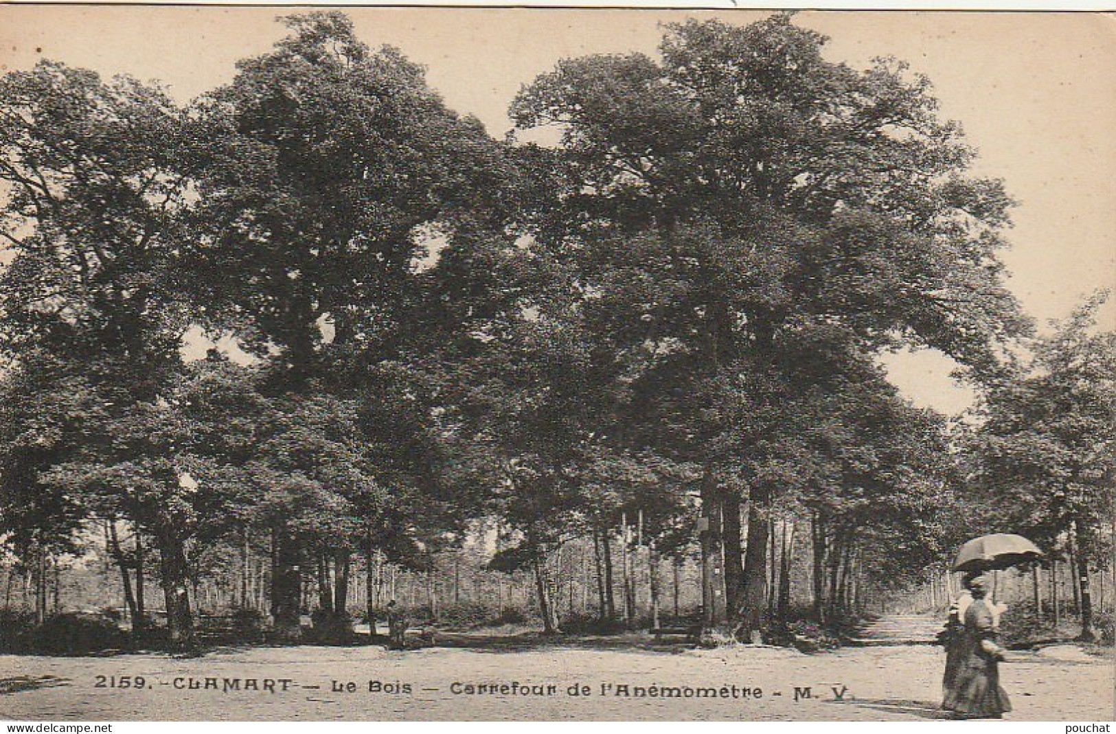 MO 4-(92) CLAMART - LE BOIS - CARREFOUR DE L' ANEMOMETRE - 2 SCANS  - Clamart