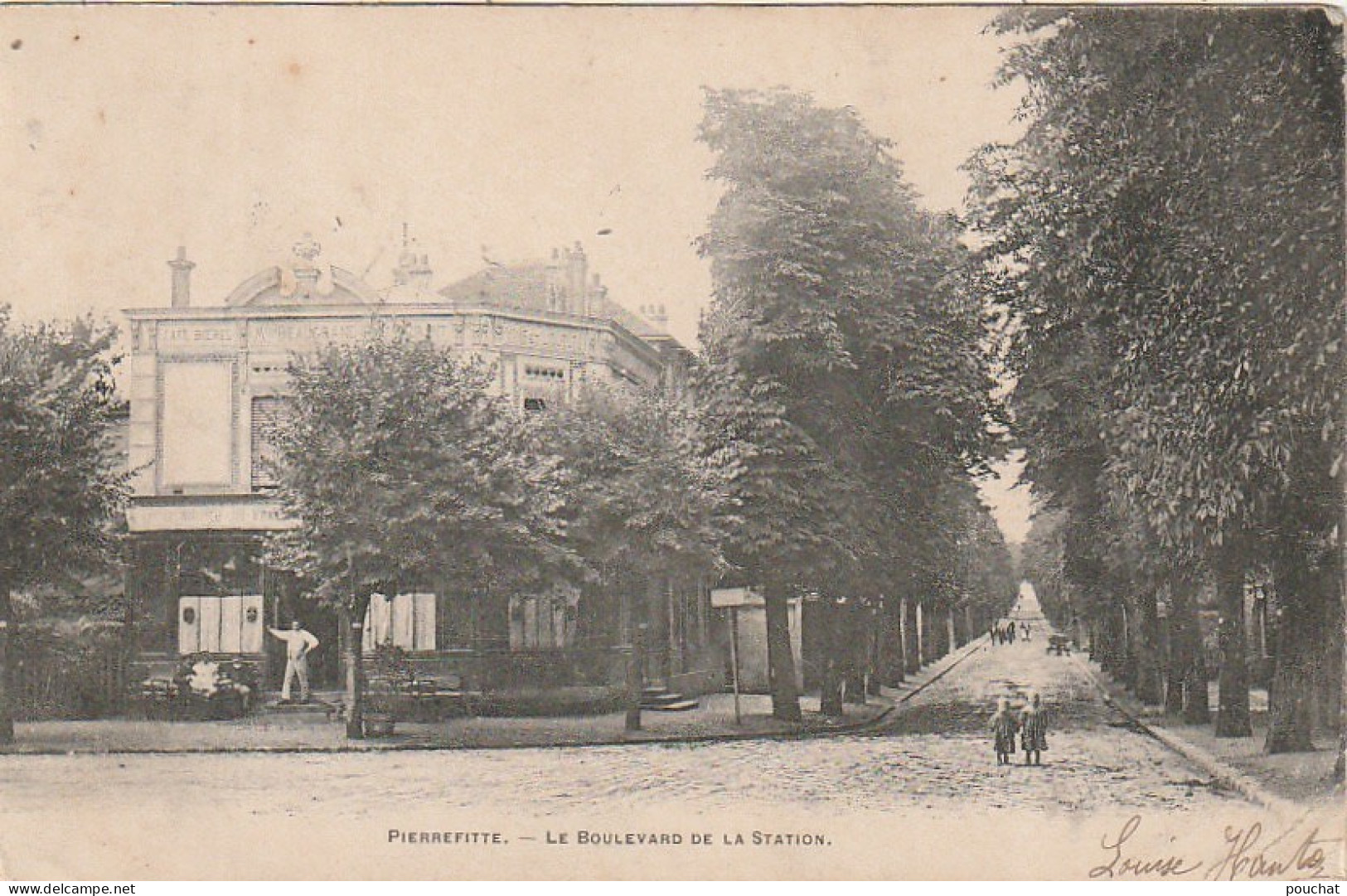 MO 5-(93) PIERREFITTE - LE BOULEVARD DE LA STATION - CAFE  - 2 SCANS - Pierrefitte Sur Seine