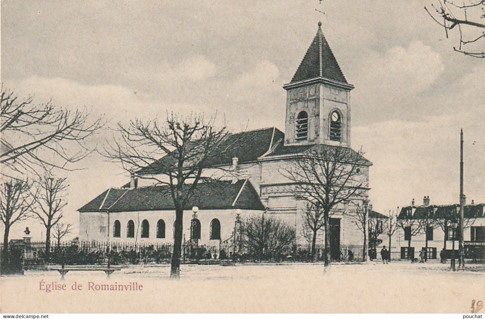 MO 5-(93) EGLISE DE ROMAINVILLE  - 2 SCANS - Romainville