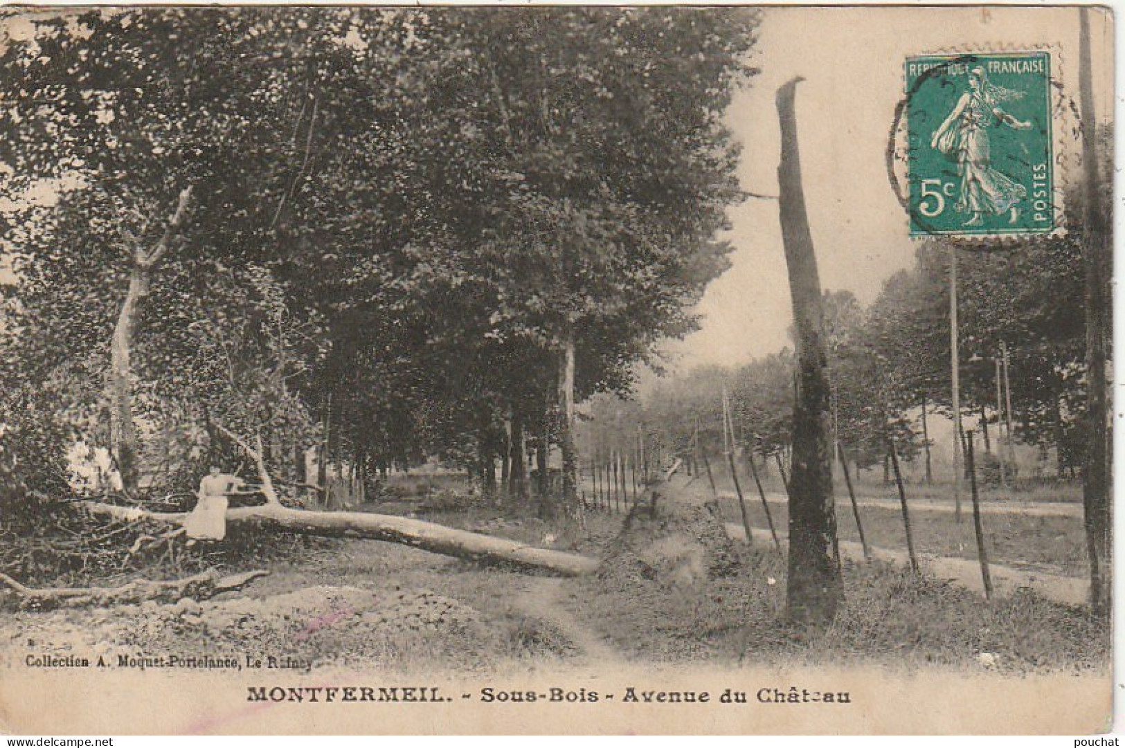 MO 5-(93) MONTFERMEIL - SOUS BOIS - AVENUE DU CHATEAU   - 2 SCANS - Montfermeil