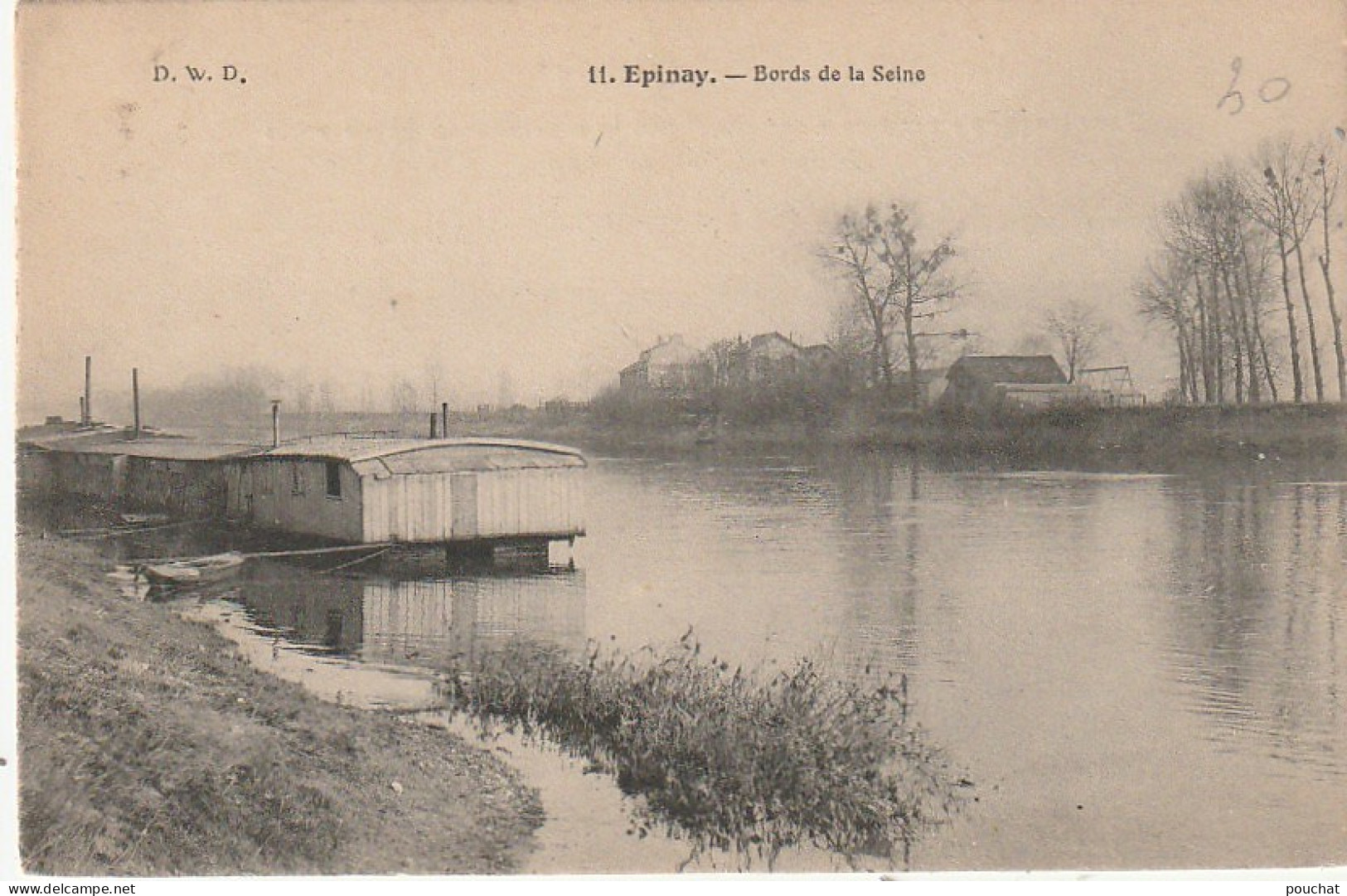 MO 5-(93) EPINAY - BORDS DE  LA SEINE  - 2 SCANS - Sonstige & Ohne Zuordnung