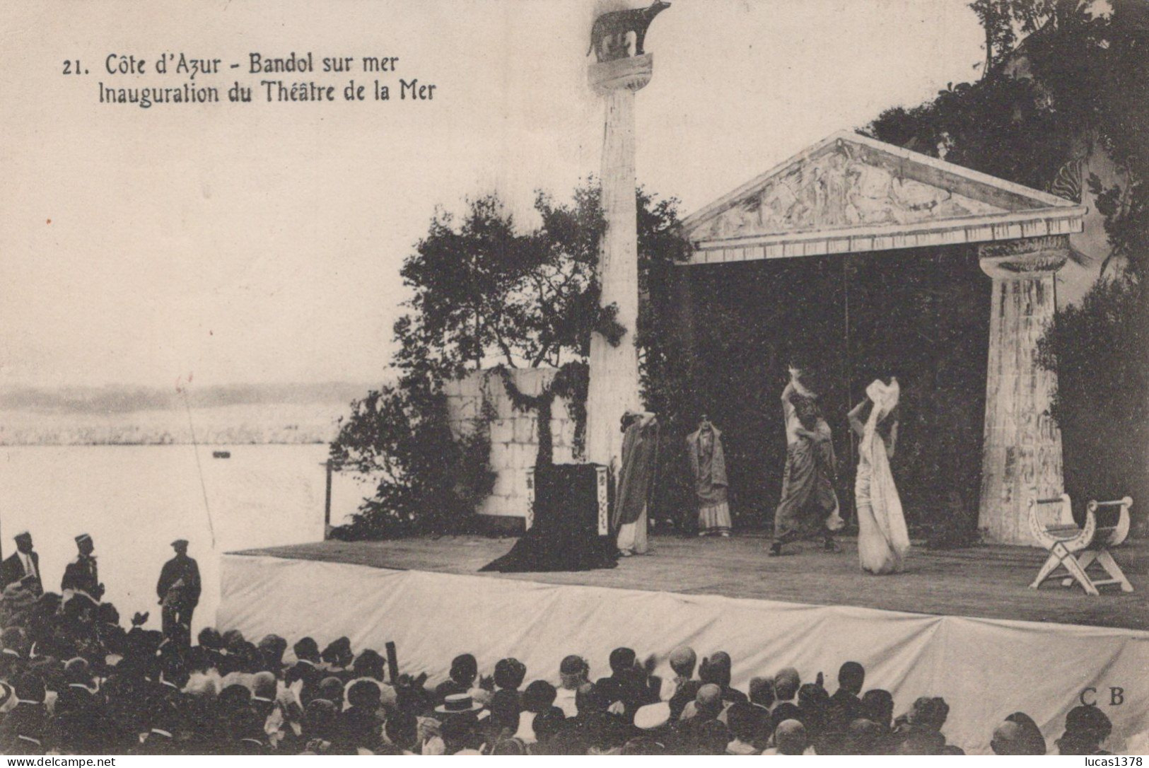 83 / BANDOL / INAUGURATION DU THEATRE DE LA MER - Bandol