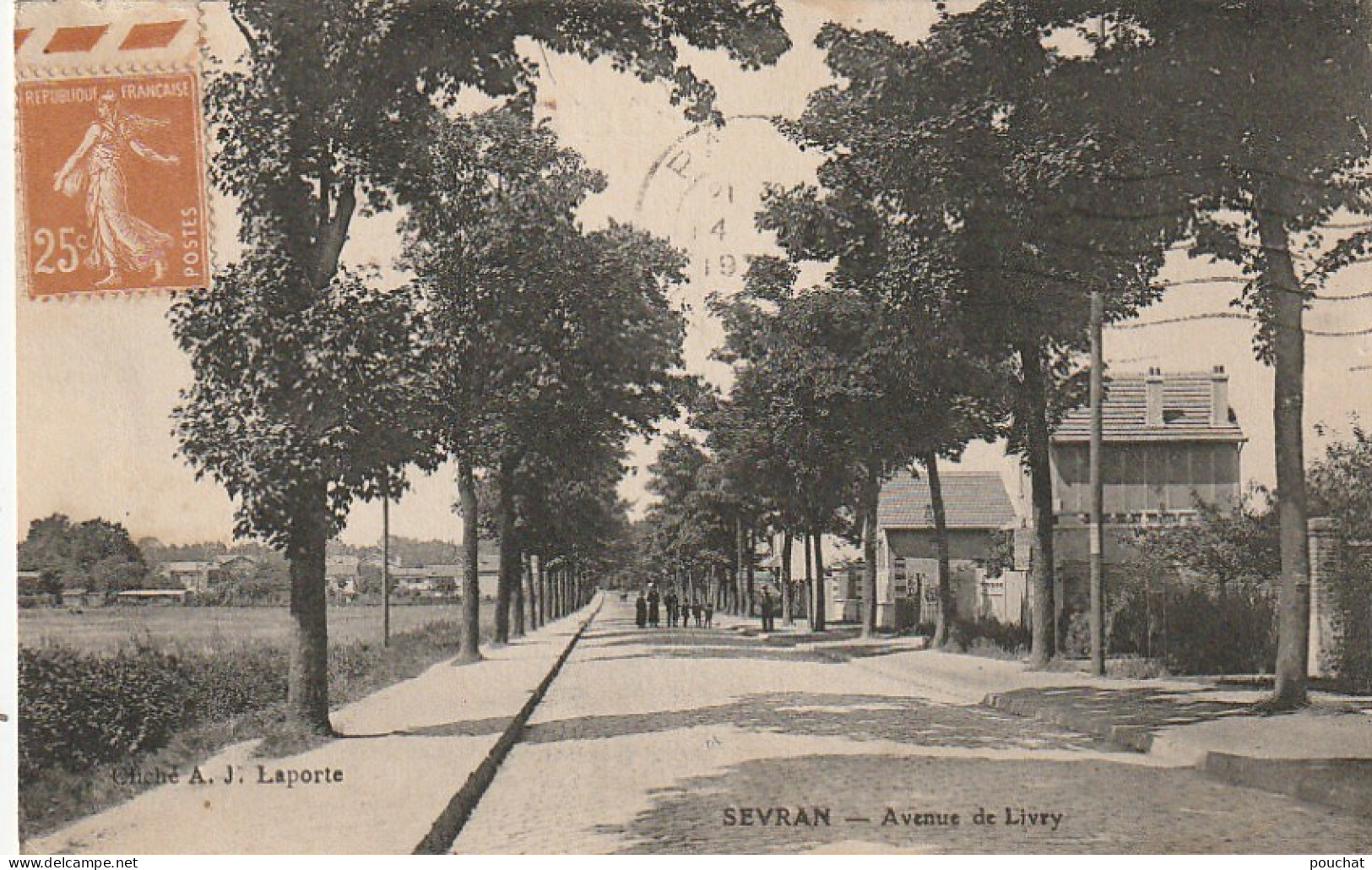 MO 7- (93) SEVRAN - AVENUE DE LIVRY  - 2 SCANS - Sevran