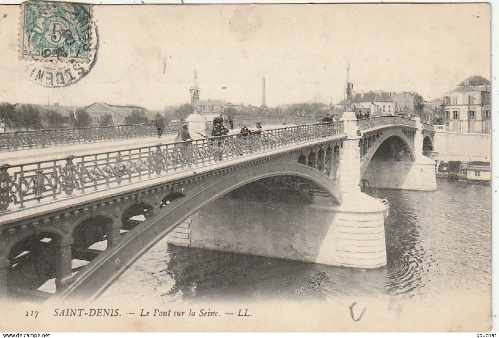 MO 7- (93) SAINT DENIS - LE PONT SUR LA SEINE  - 2 SCANS - Saint Denis