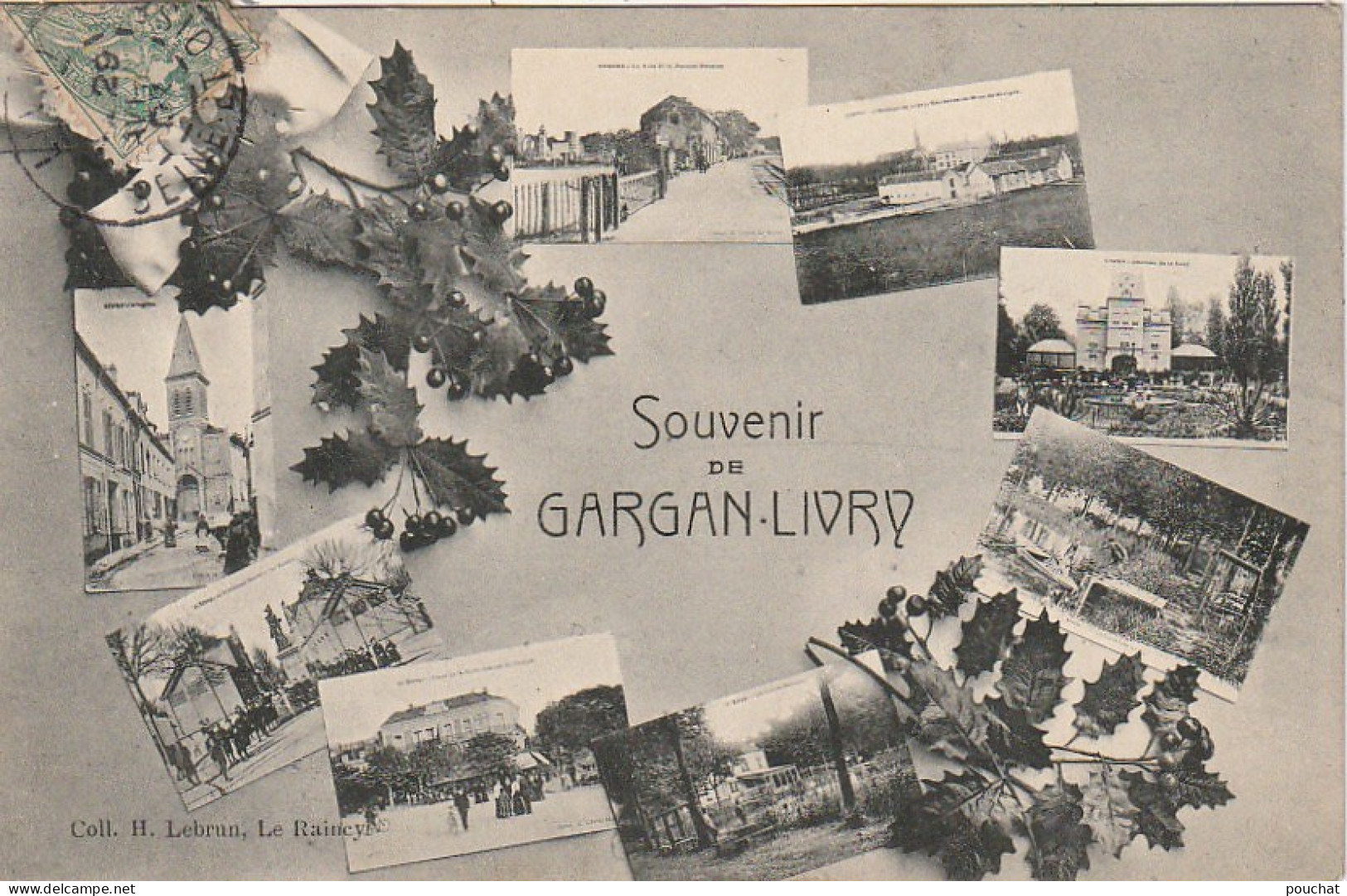 MO 7- (93) SOUVENIR DE GARGAN LIVRY - CARTE MULTIVUES  - 2 SCANS - Livry Gargan