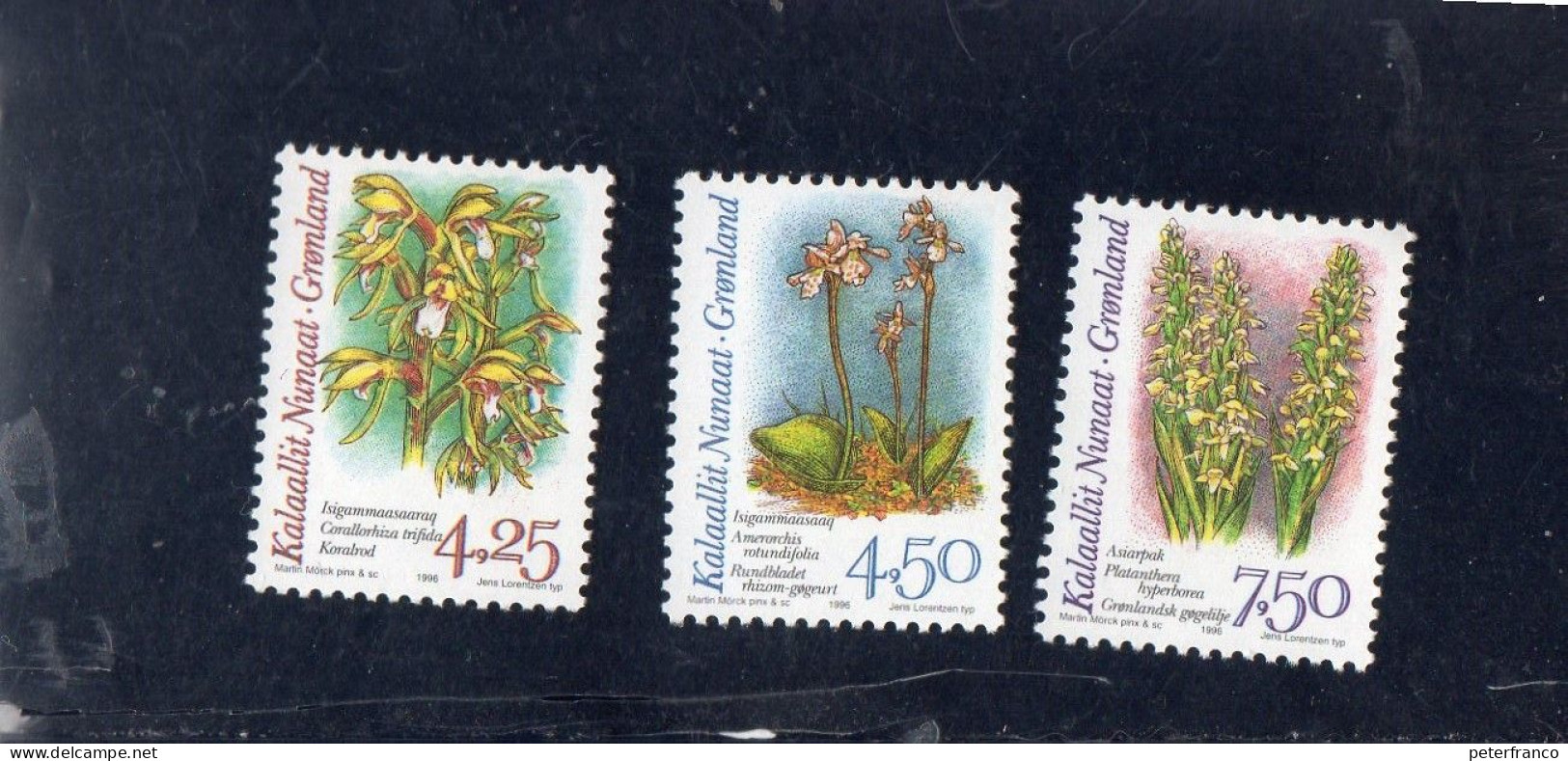 1996 Groenlandia - Orchidee - Neufs