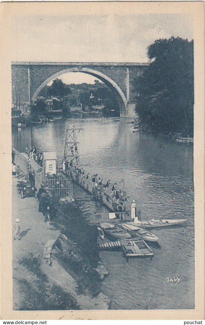 MO 8-(94) NOGENT LE PERREUX -  VIADUC ET  BAINS DE L' UNION DES SAUVETEURS DE LA MARNE - DEPART DES NAGEURS - 2 SCANS - Le Perreux Sur Marne