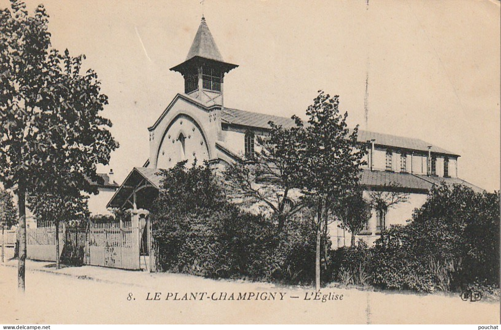 MO 8-(94) LE PLANT CHAMPIGNY - L' EGLISE - 2 SCANS - Champigny Sur Marne