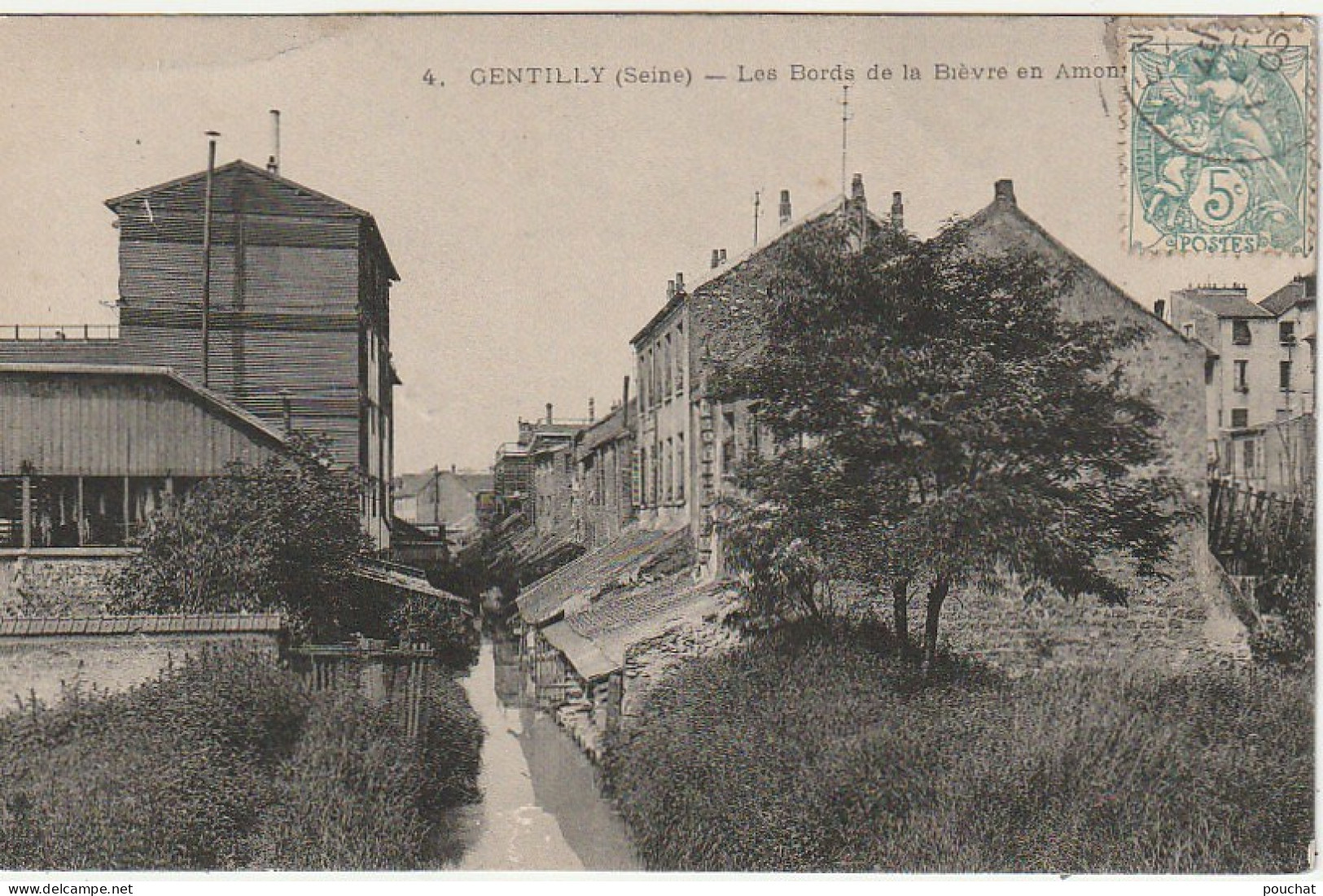 MO 8-(94) GENTILLY - LES BORDS DE LA BIEVRE EN AMONT - 2 SCANS - Gentilly