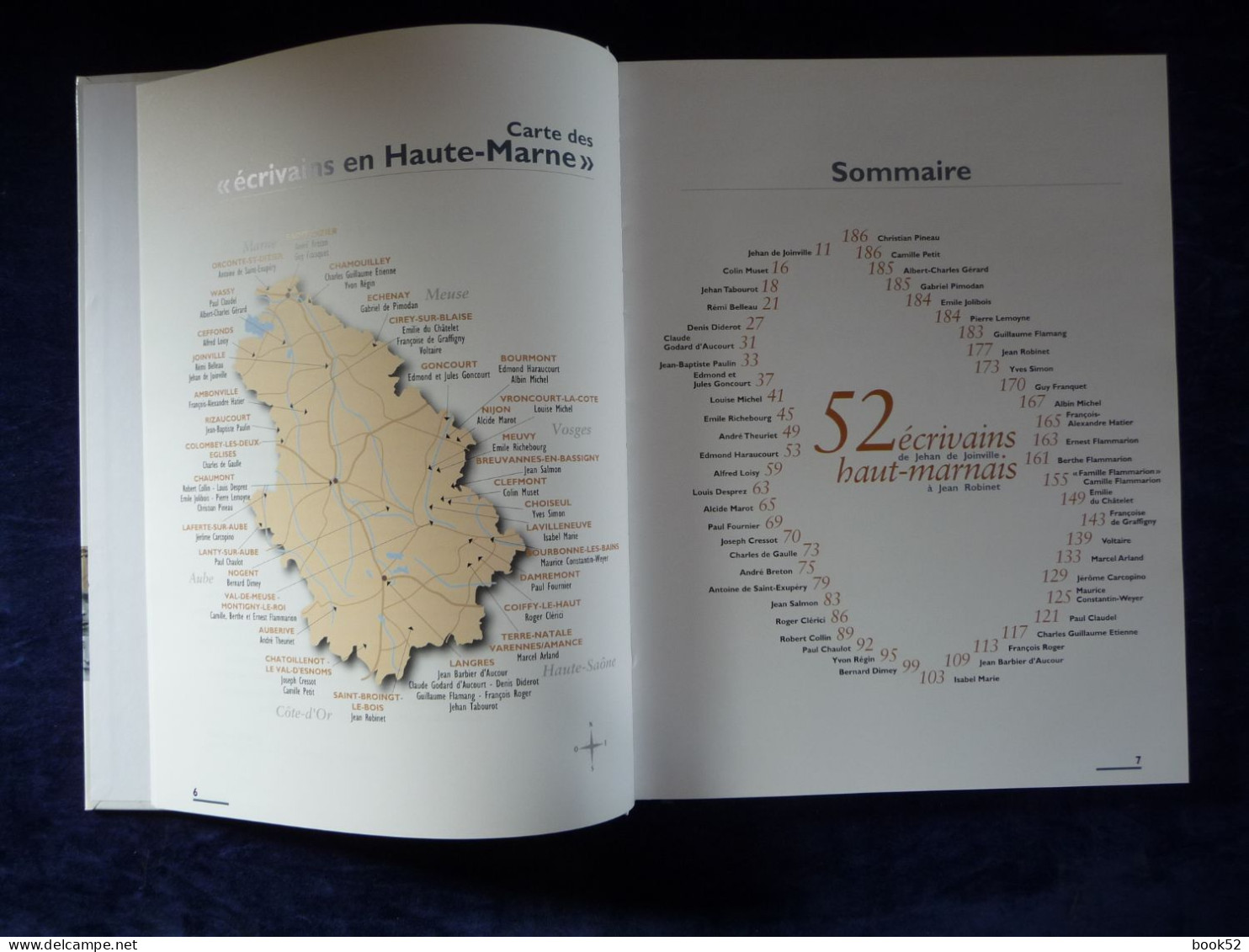 52 ECRIVAINS HAUT-MARNAIS De Jehan De Joinville à Jean Robinet - Champagne - Ardenne