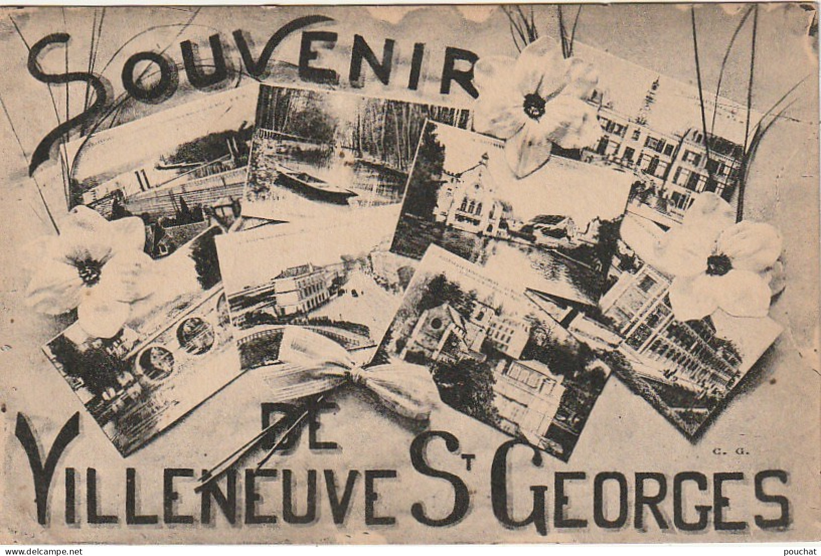 MO 8-(94) SOUVENIR DE VILLENEUVE SAINT GEORGES - CARTE MULTIVUES - 2 SCANS - Villeneuve Saint Georges