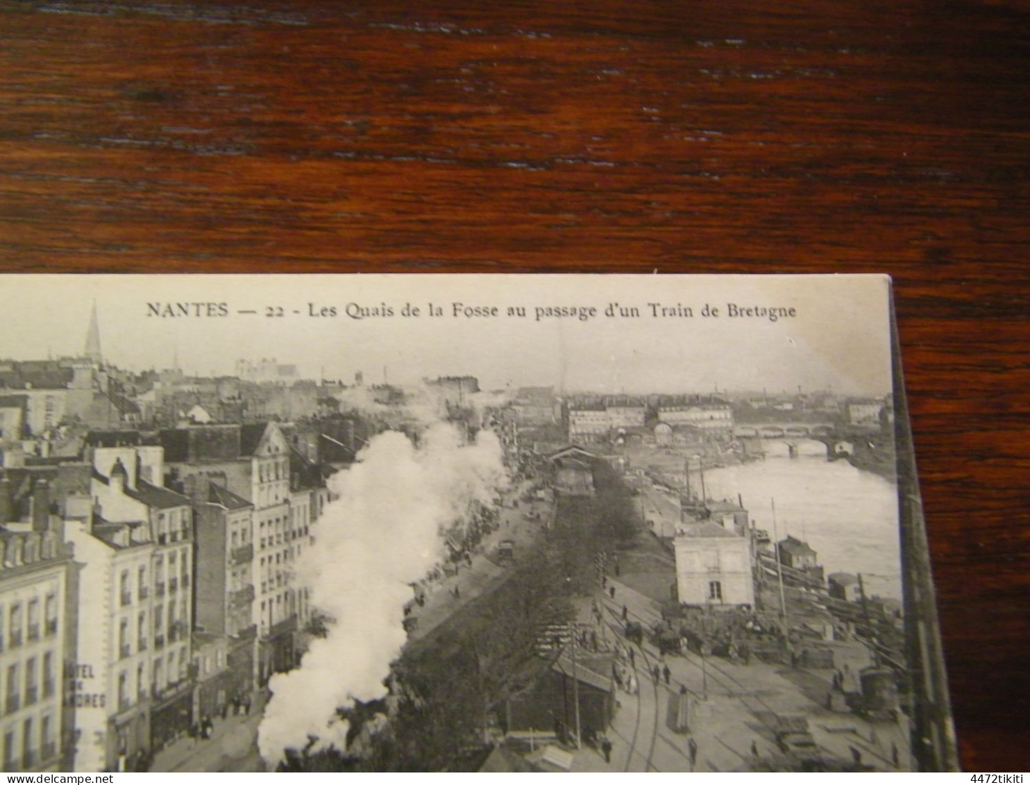 CPA - Nantes (44) - Les Quais De La Fosse Au Passage D'un Train De Bretagne - 1910 - SUP (HV 40) - Nantes