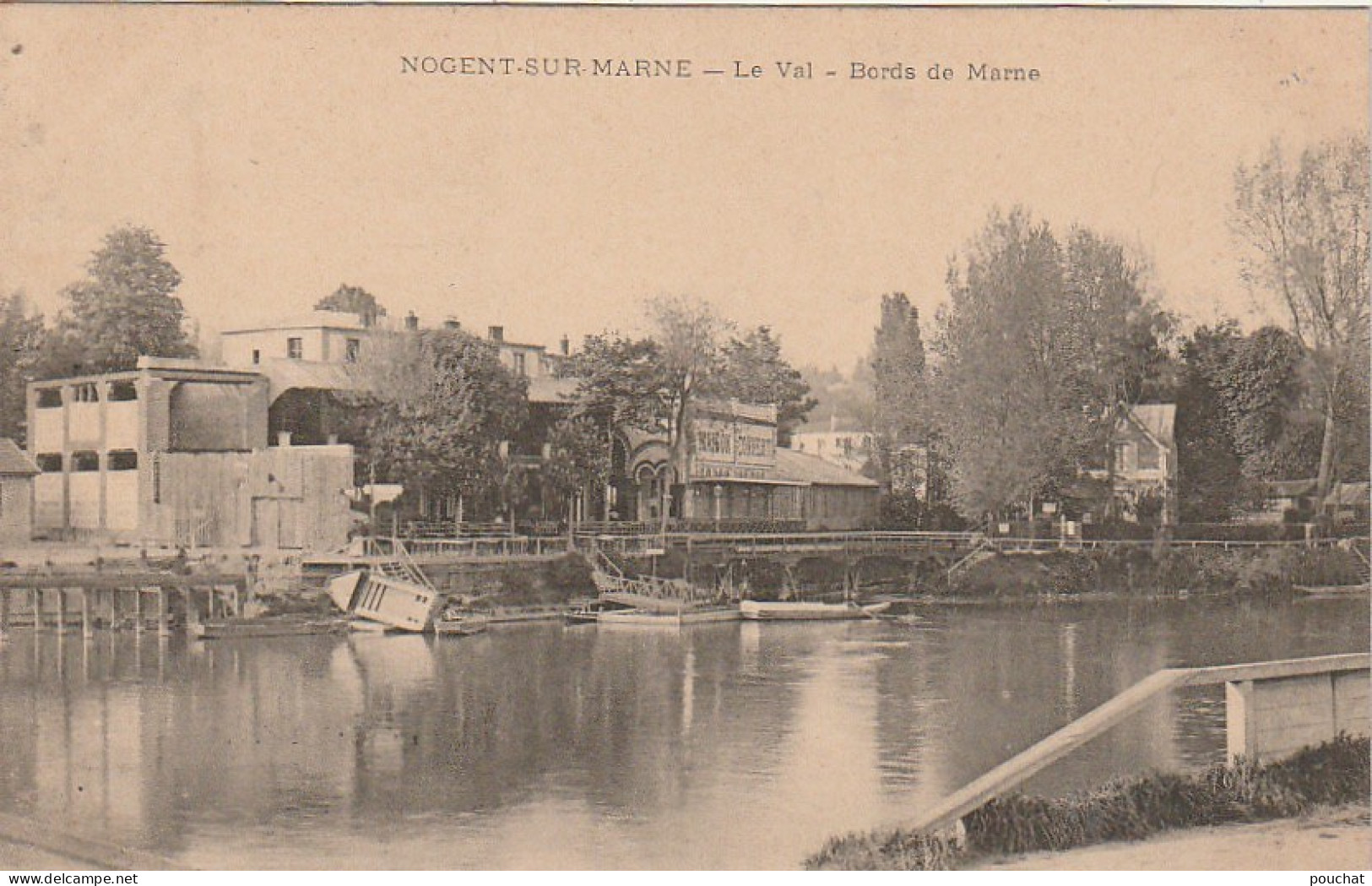 MO 9-(94)  NOGENT SUR MARNE - LE VAL - BORDS DE MARNE  - 2 SCANS - Nogent Sur Marne