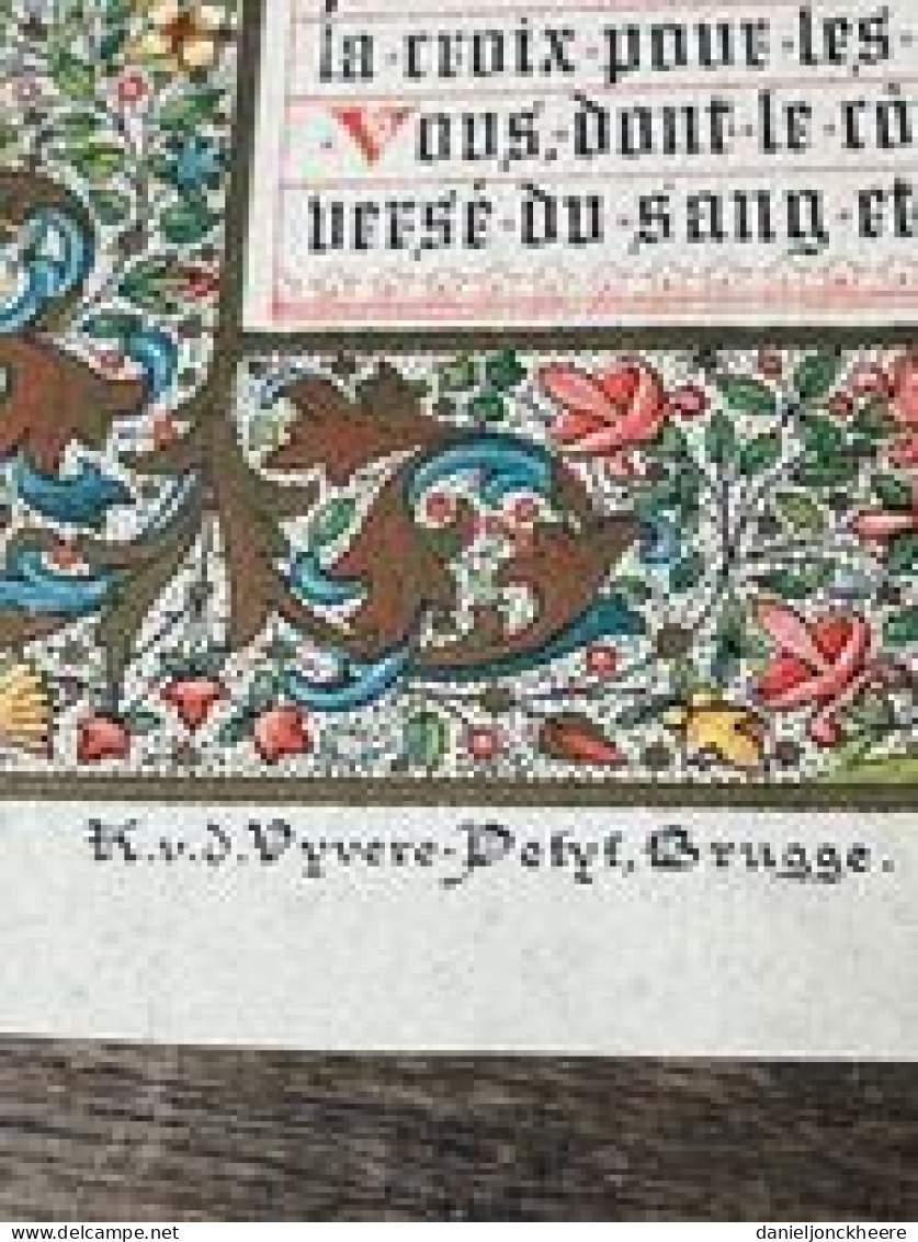 K. V. D Vyvere Bidprentje Brugge - Andachtsbilder