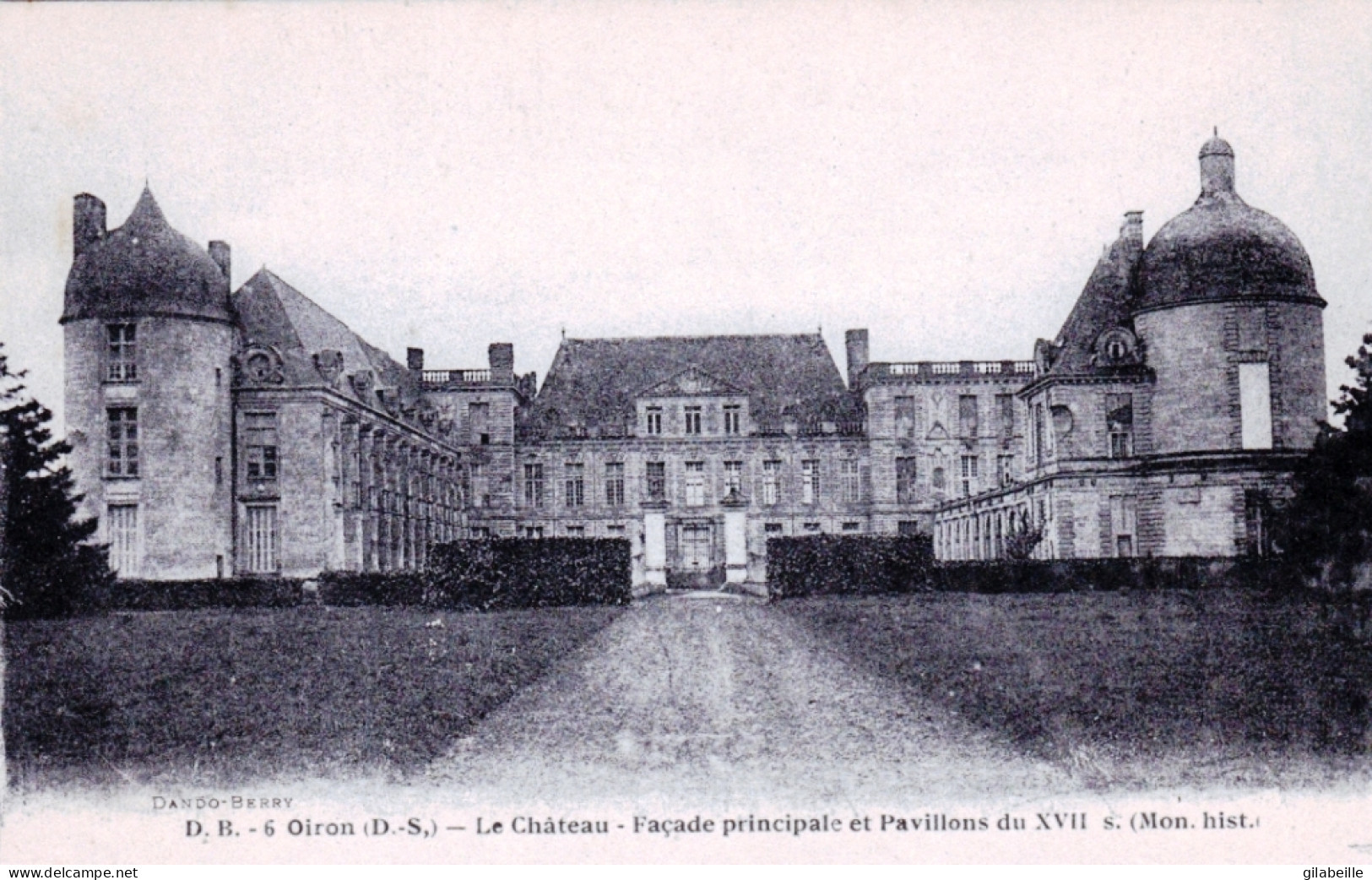 79 - Deux Sevres - OIRON - Le Chateau - Facade Principale Et Pavillons - Autres & Non Classés